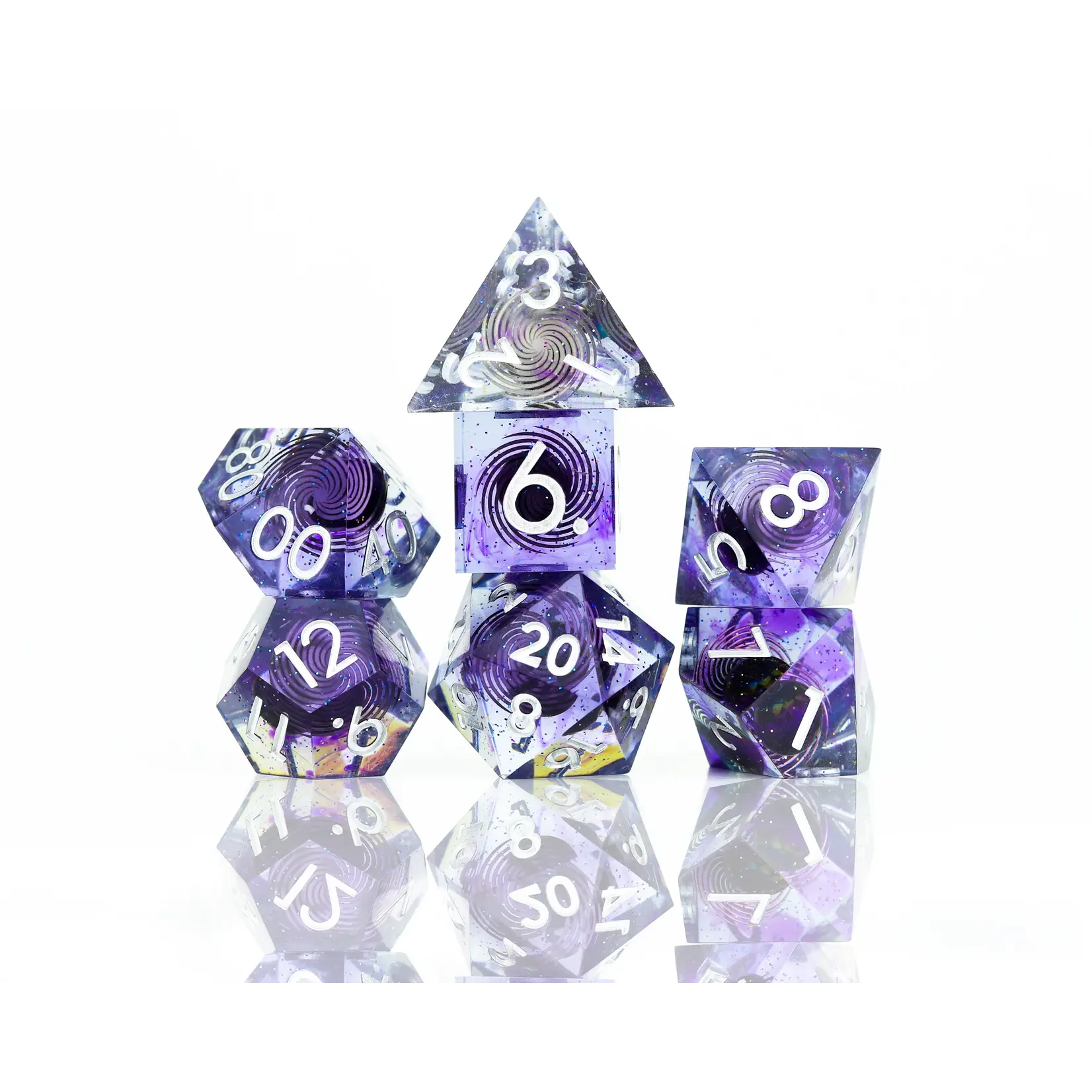 sirius dice Dice Set - Sharp Midnight