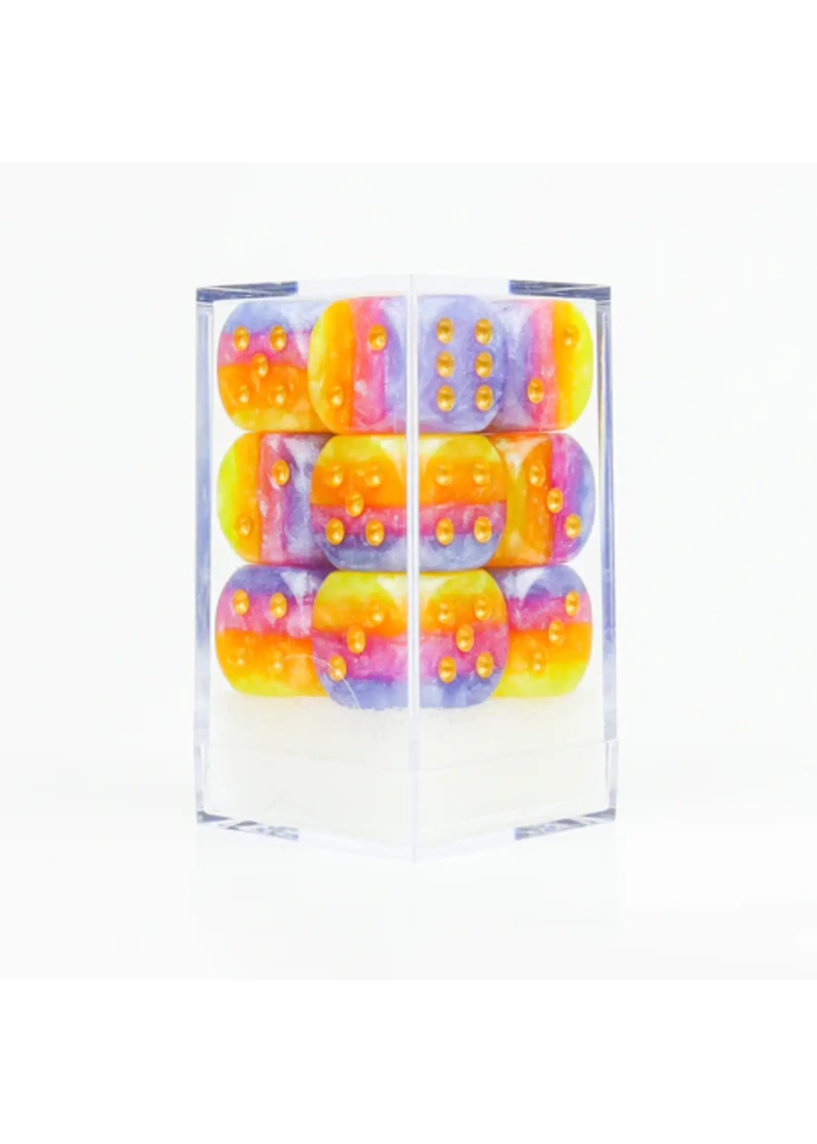 sirius dice D6 Dice Set - 16mm Tahitian Sunset