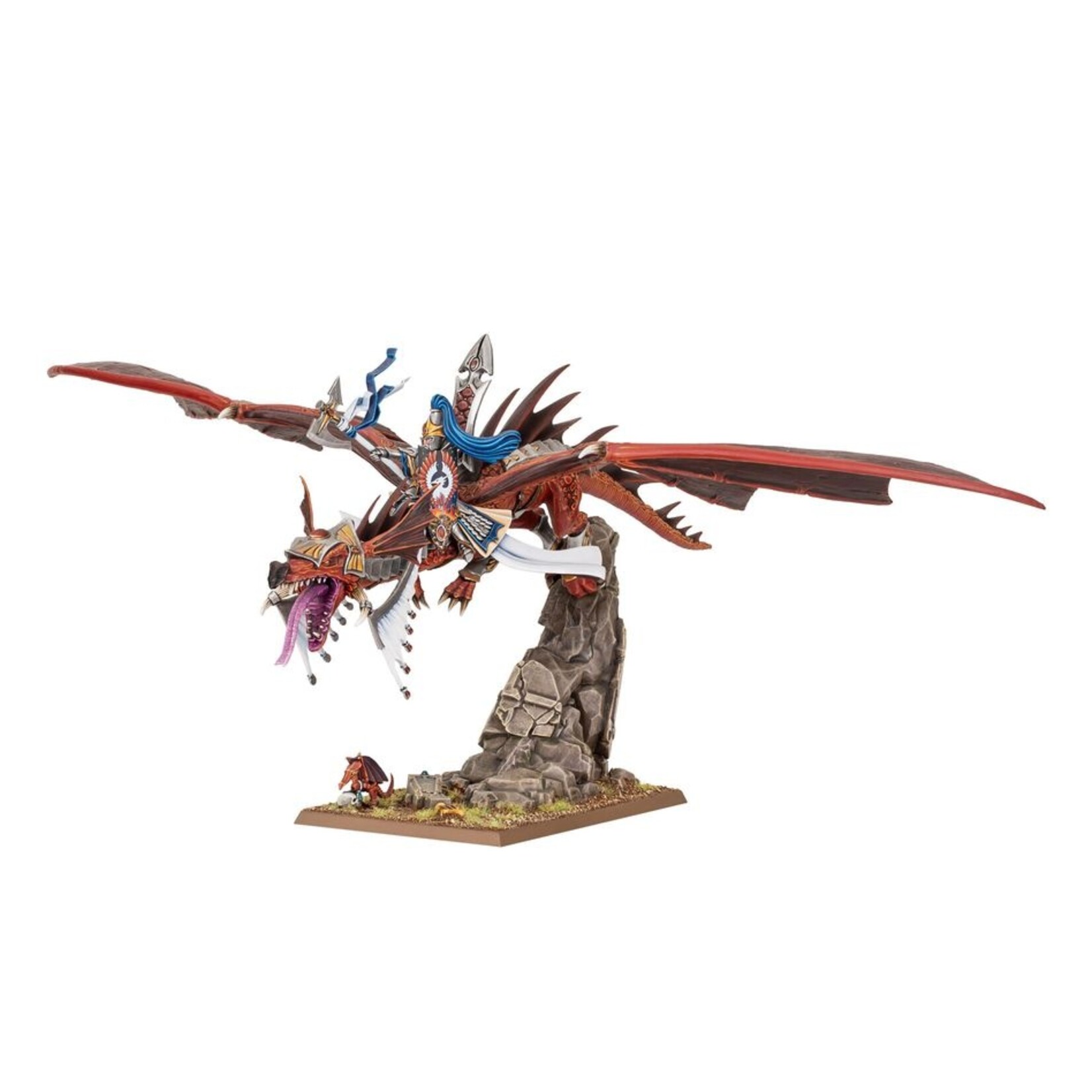 warhammer the old world High Elf Realms: High Elf Realms: Lord On Dragon