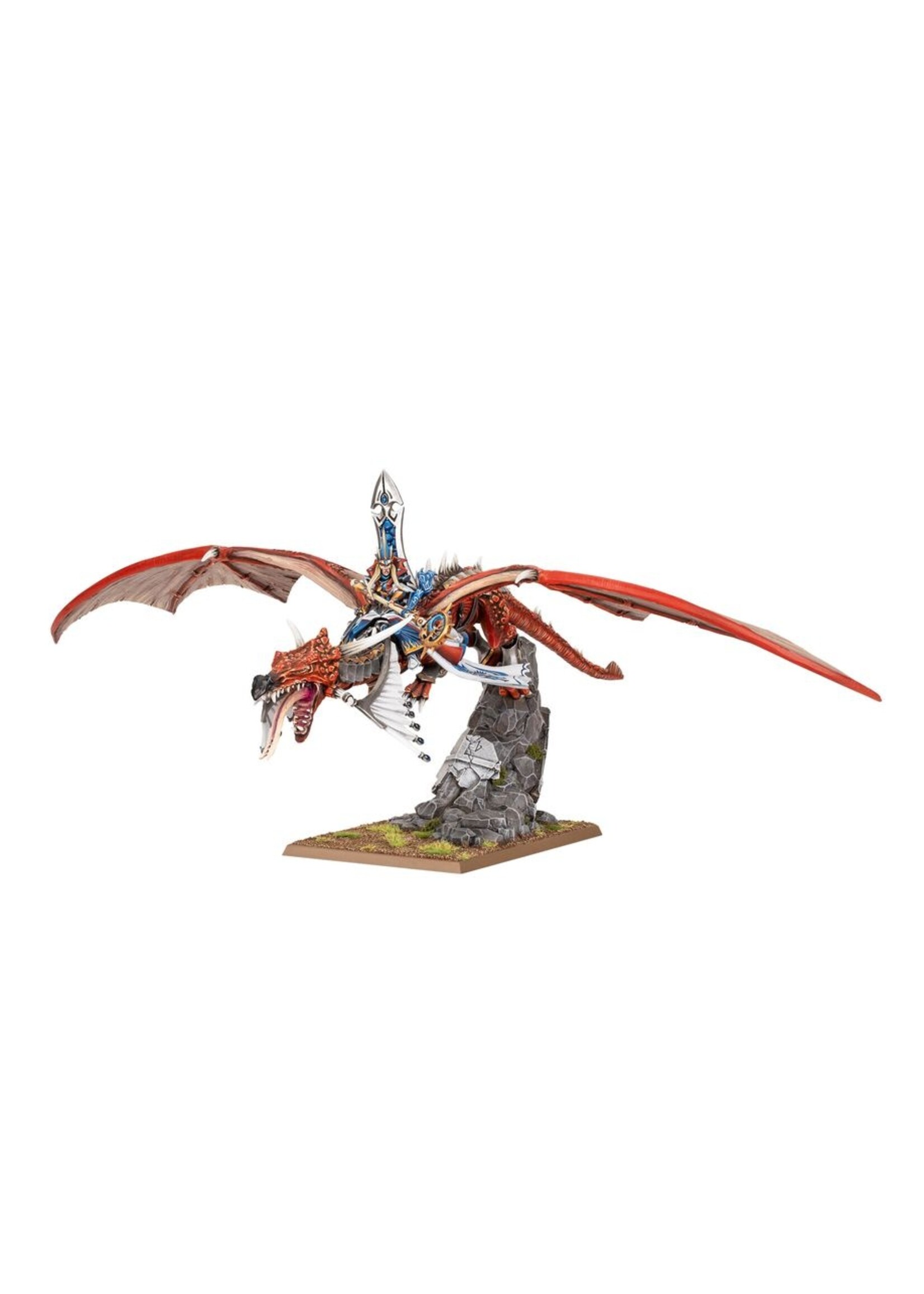 warhammer the old world High Elf Realms: High Elf Realms: Lord On Dragon