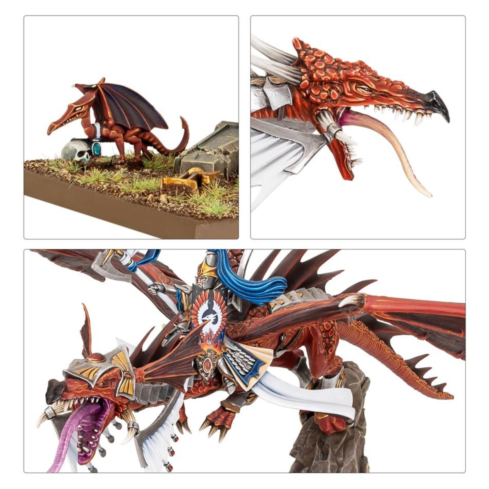 warhammer the old world High Elf Realms: High Elf Realms: Lord On Dragon