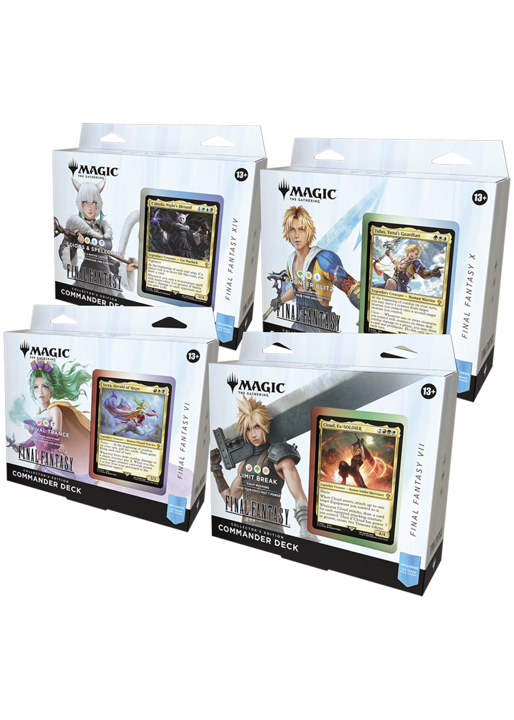 Magic the gathering Commander Collector Deck Set - Final Fantasy - Magic The Gathering