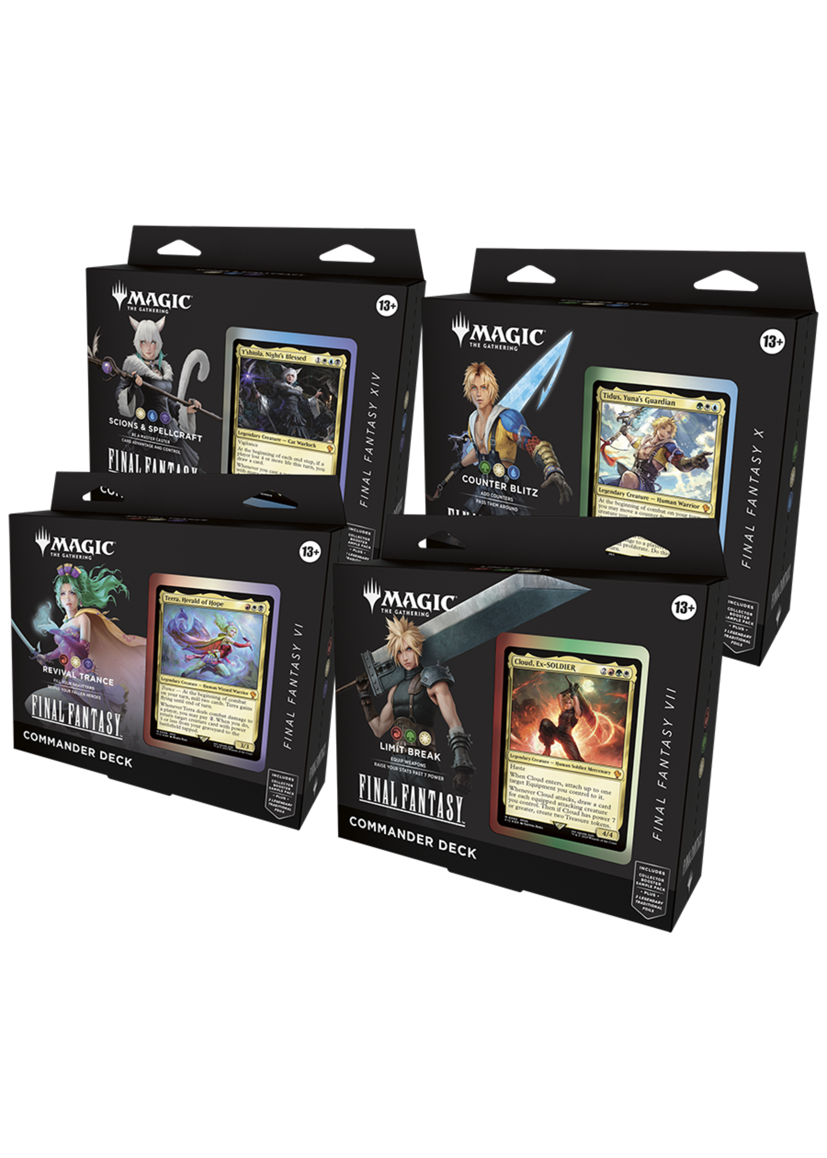 Magic the gathering Commander deck set - Final Fantasy - Magic The Gathering