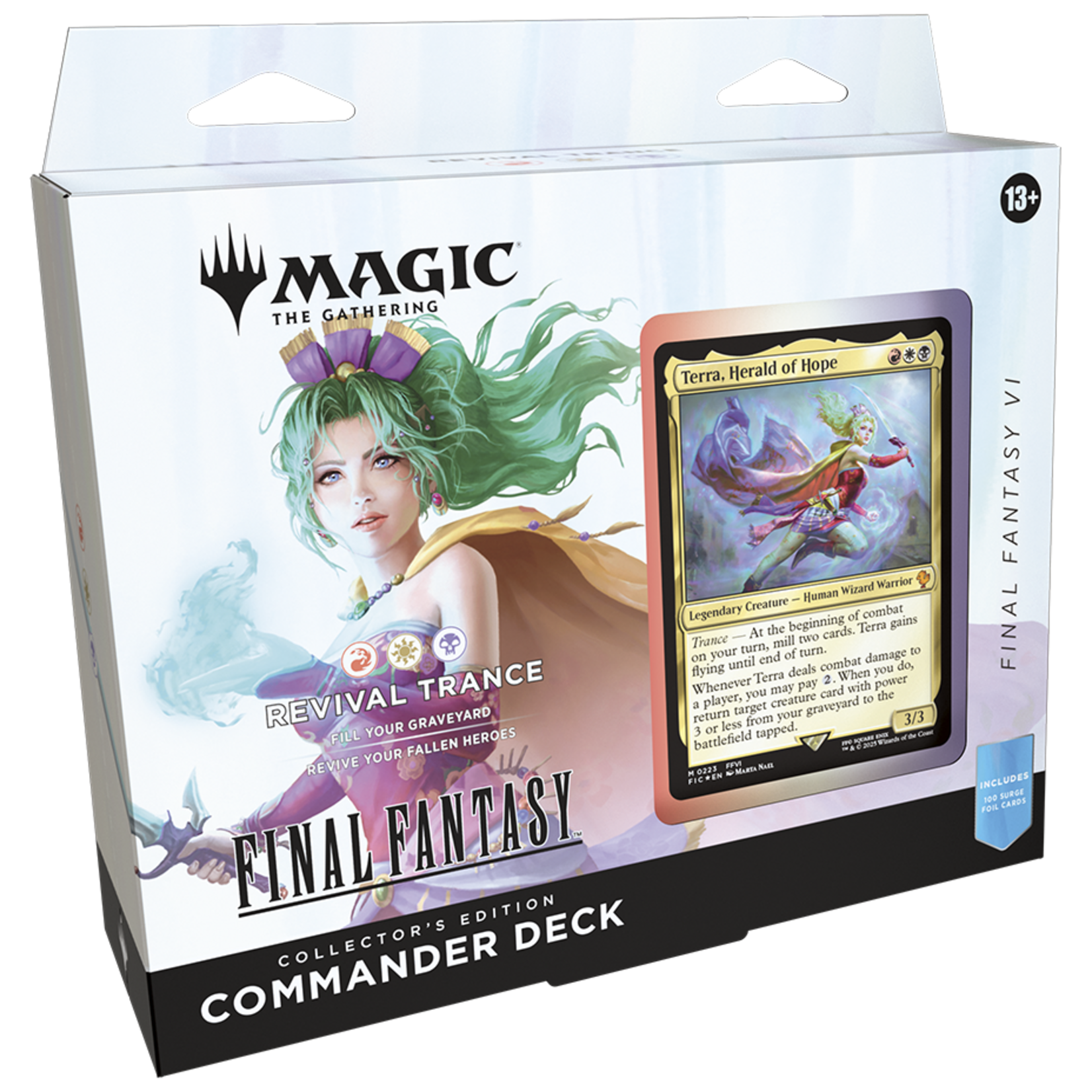Magic the gathering Revival Trance Collector Commander Deck - Final Fantasy - Magic The Gathering