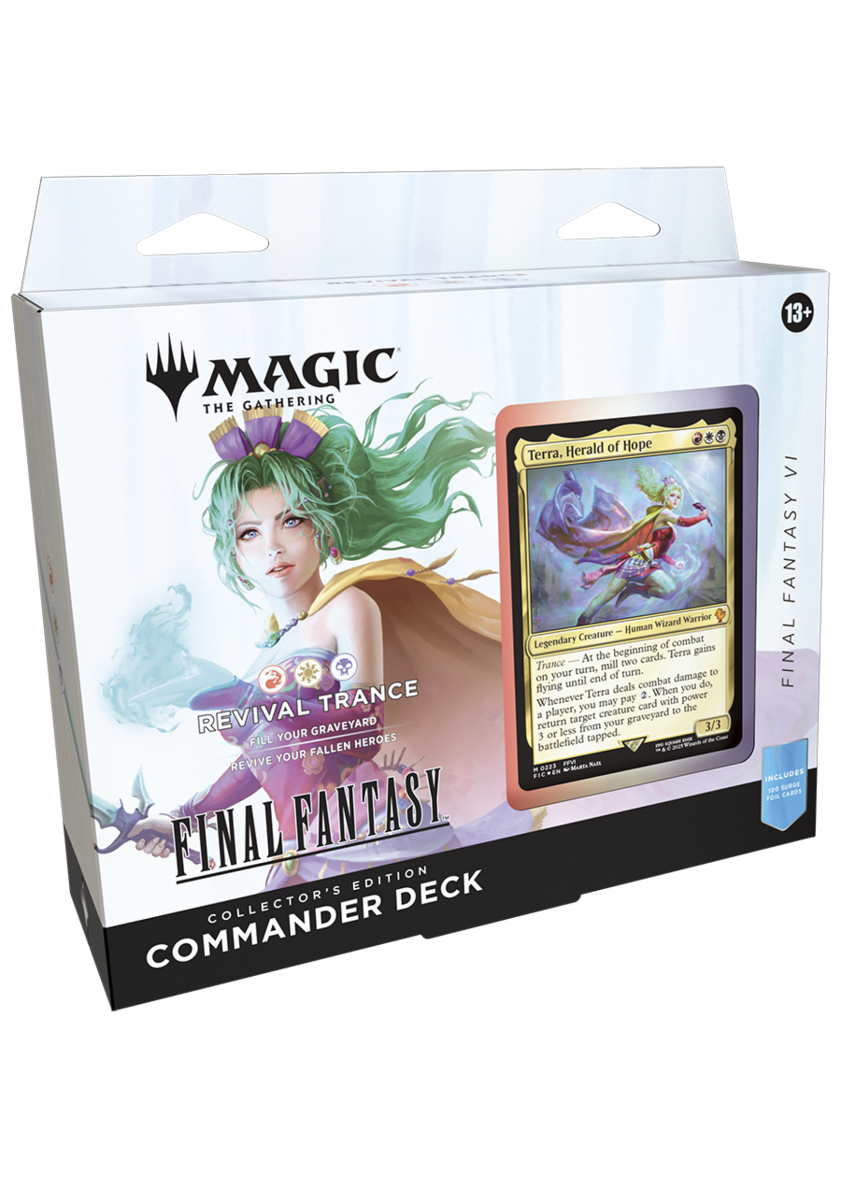 Magic the gathering Revival Trance Collector Commander Deck - Final Fantasy - Magic The Gathering