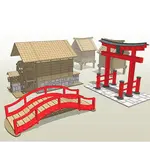 Feudal Japan Scenery Set
