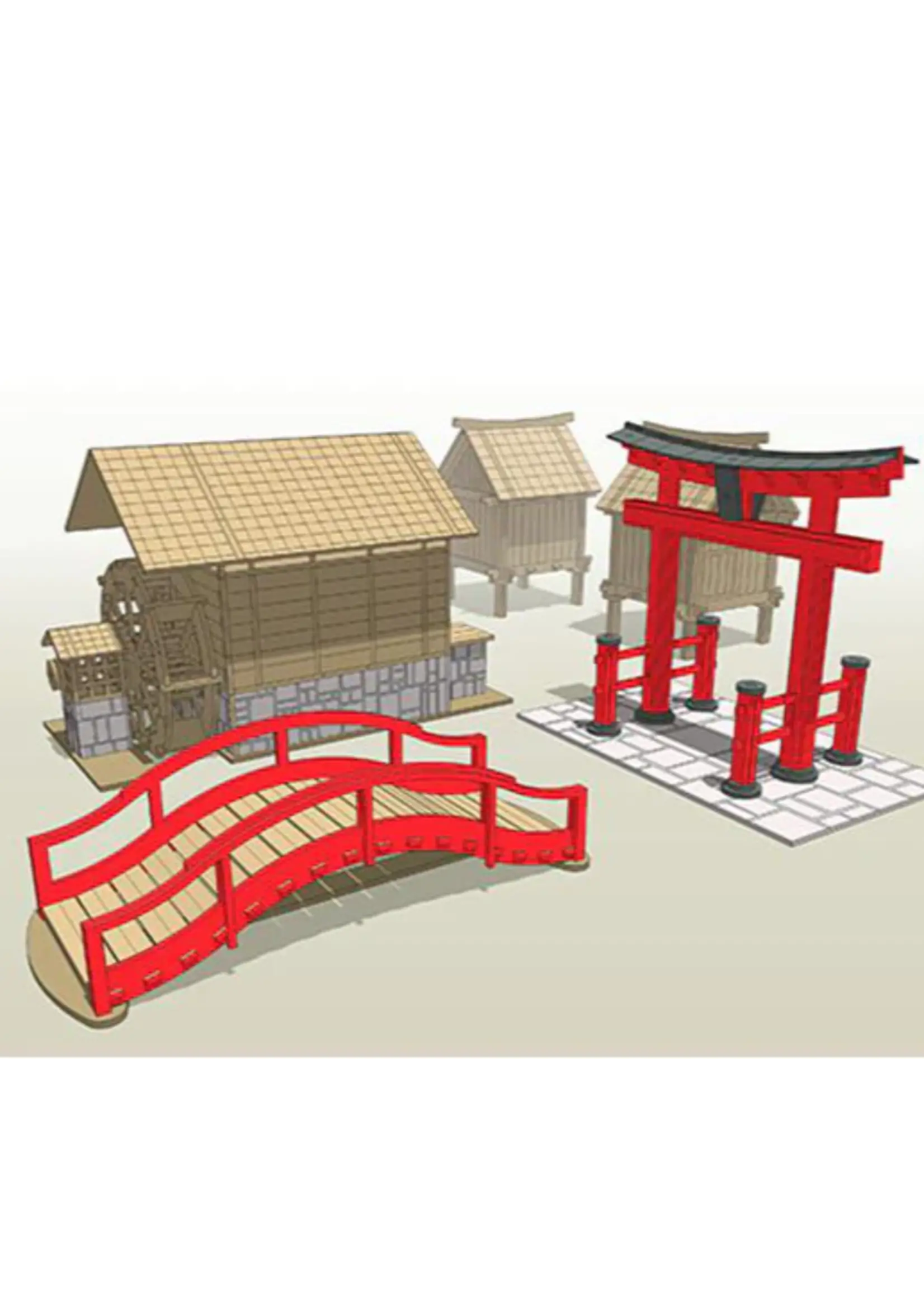 Feudal Japan Scenery Set
