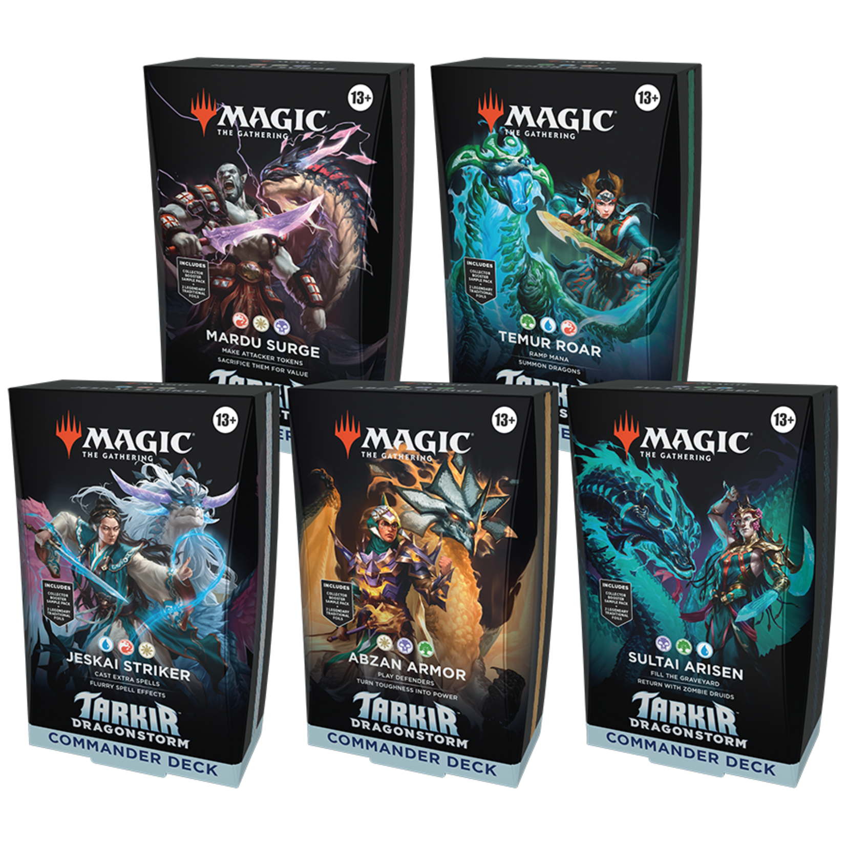 Magic the gathering Commander Deck Set - Tarkir: Dragonstorm - Magic The Gathering