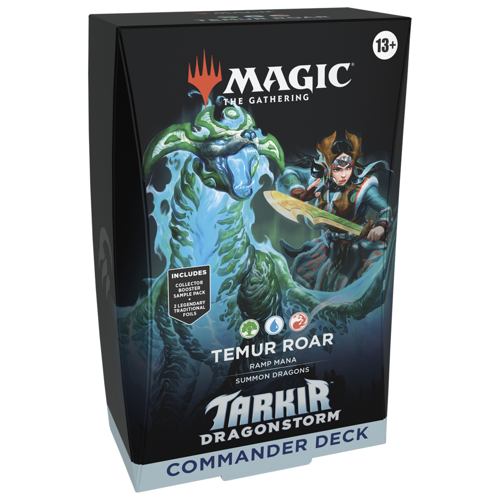 Magic the gathering Temur Roar - Commander Deck  - Tarkir: Dragonstorm - Magic The Gathering