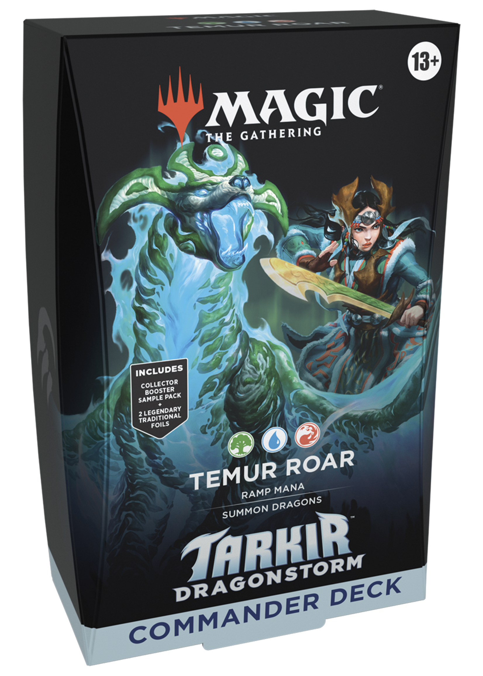 Magic the gathering Temur Roar - Commander Deck  - Tarkir: Dragonstorm - Magic The Gathering