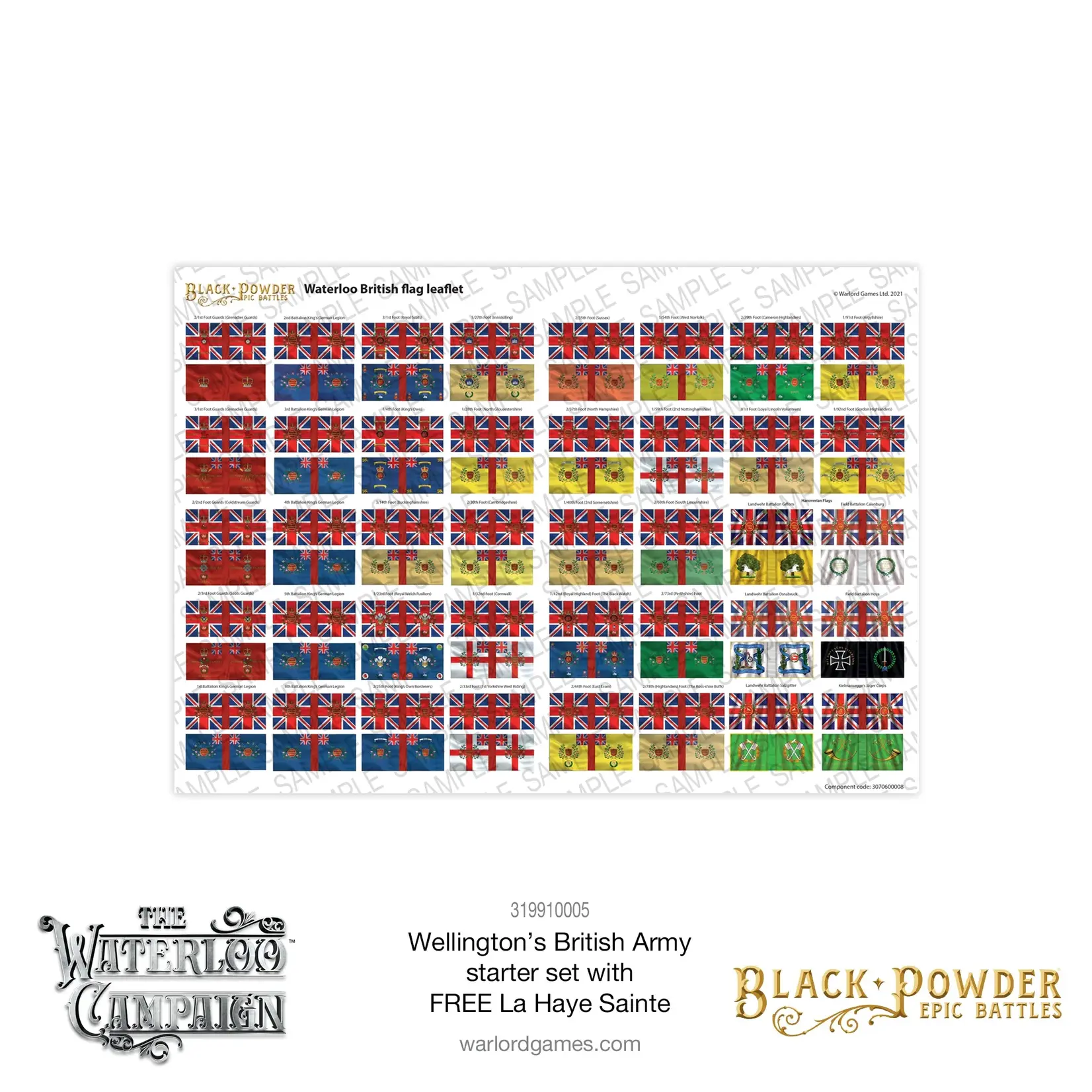Black Powder Black Powder Epic Battles: Waterloo - British Starter Set