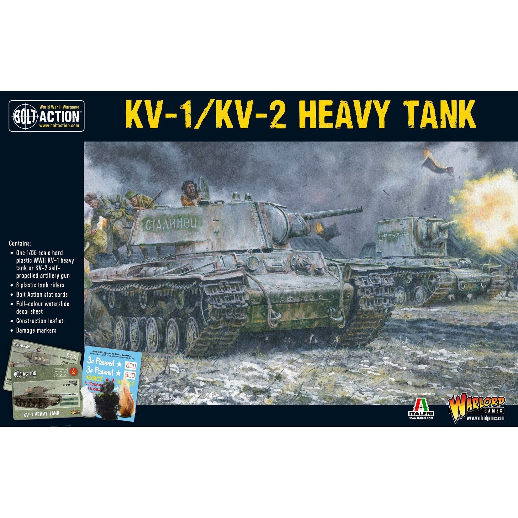 Bolt action KV1/2 Plastic Box Set