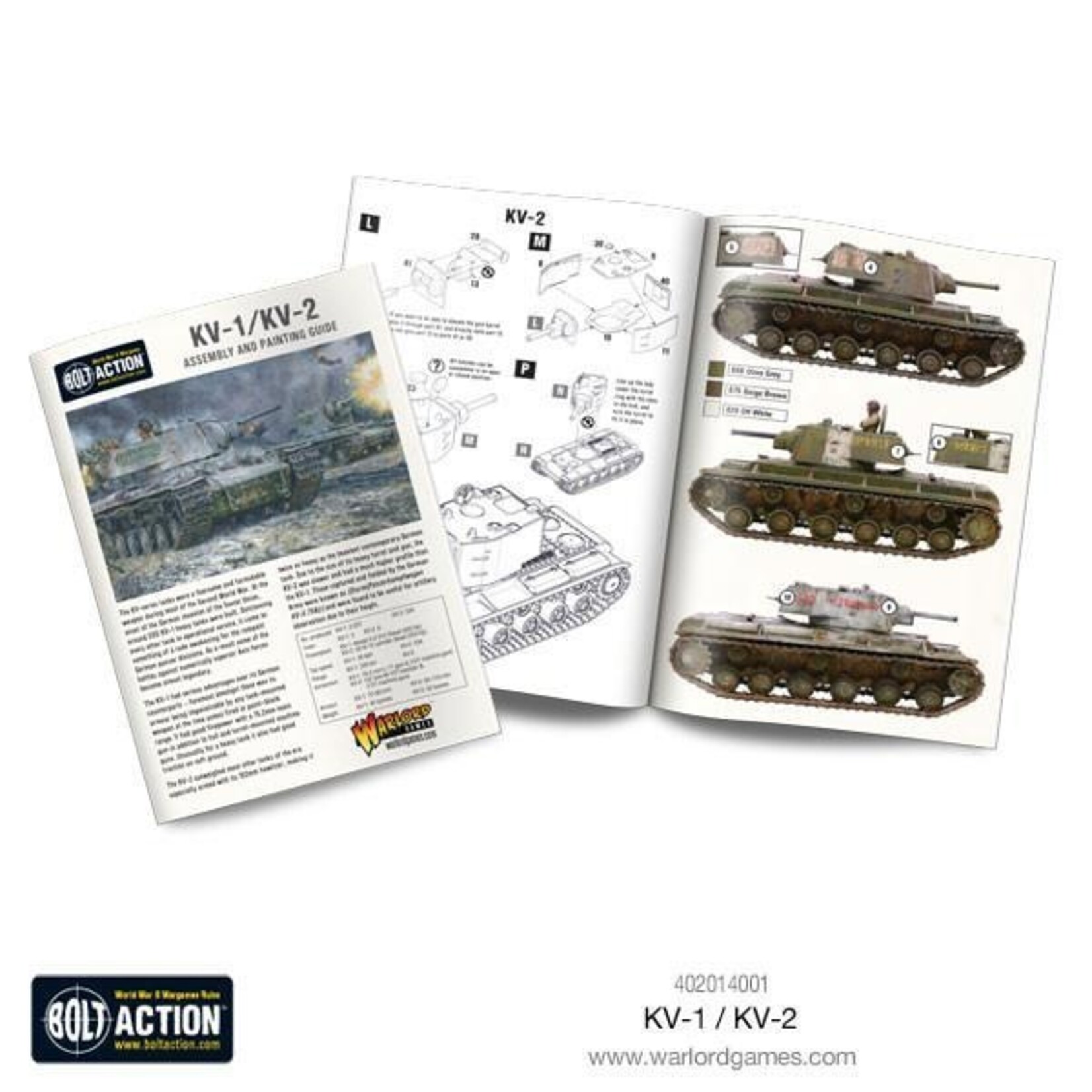 Bolt action KV1/2 Plastic Box Set