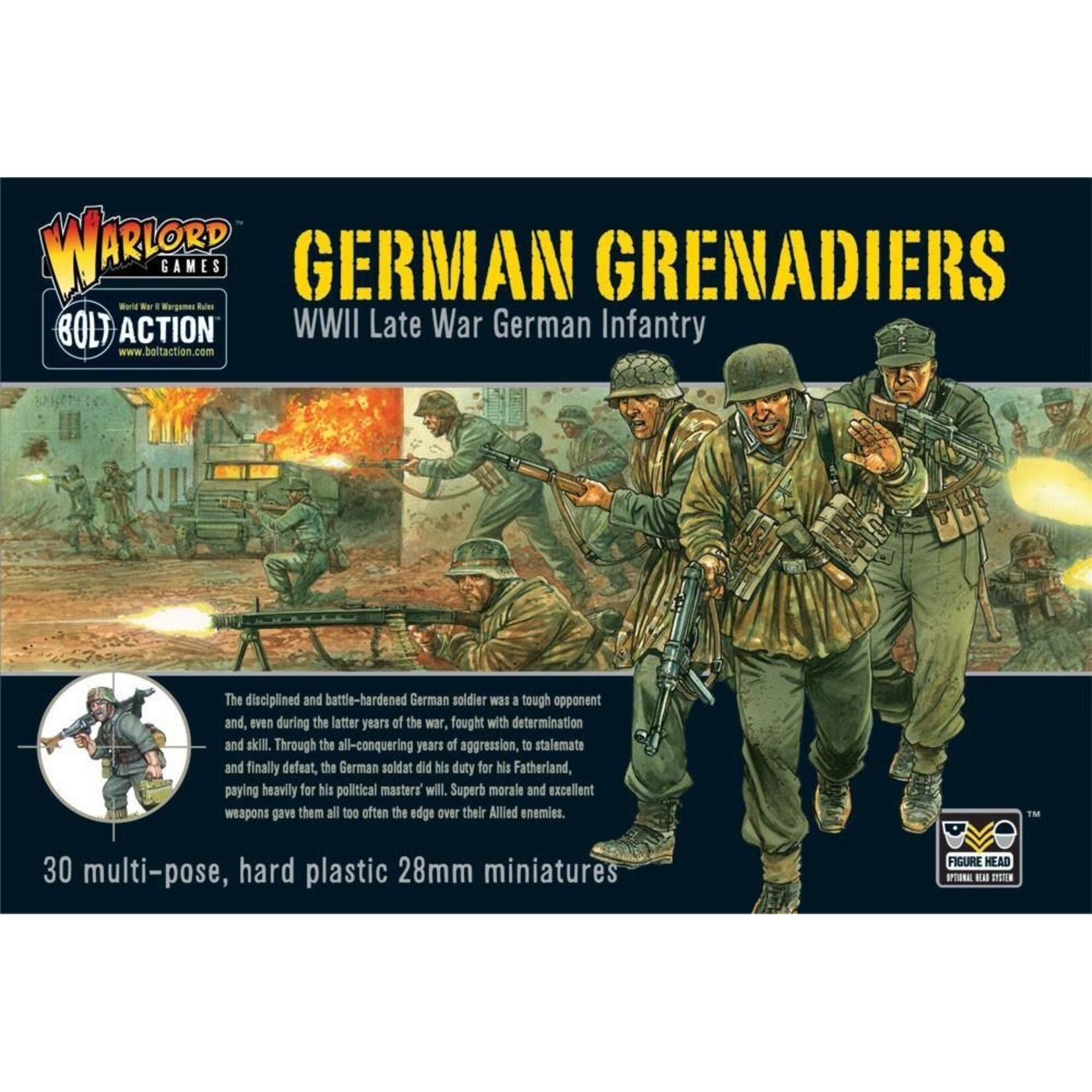 Bolt action German Grenadiers plastic box set