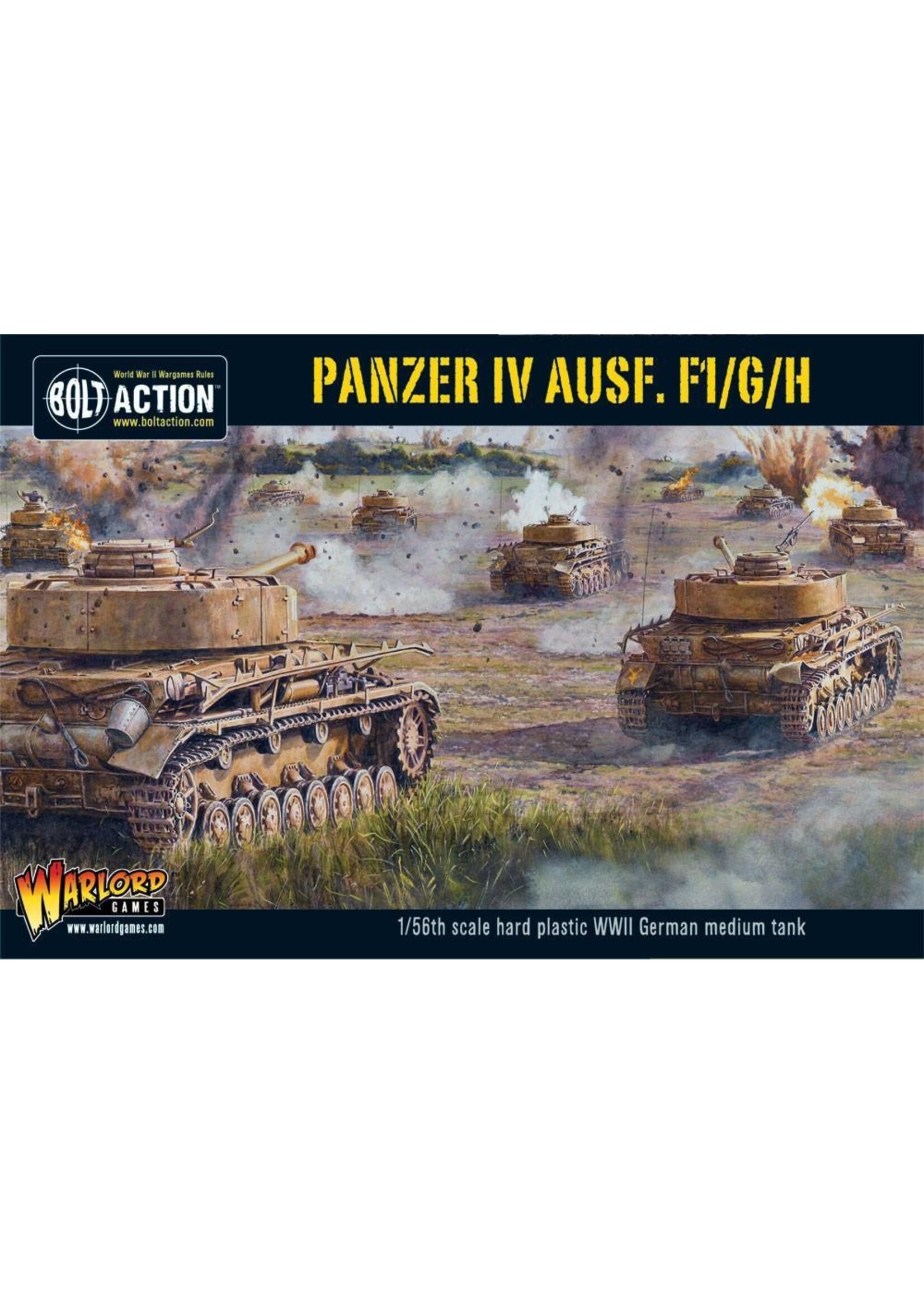Bolt action Panzer IV Ausf. F1/G/H medium tank (plastic)