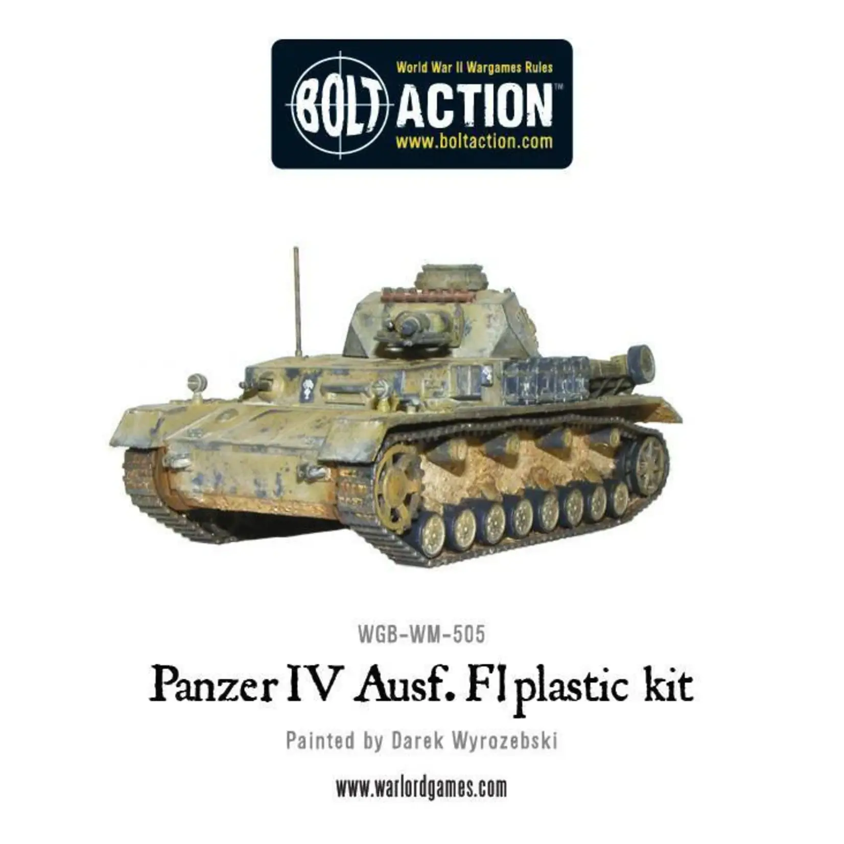 Bolt action Panzer IV Ausf. F1/G/H medium tank (plastic)