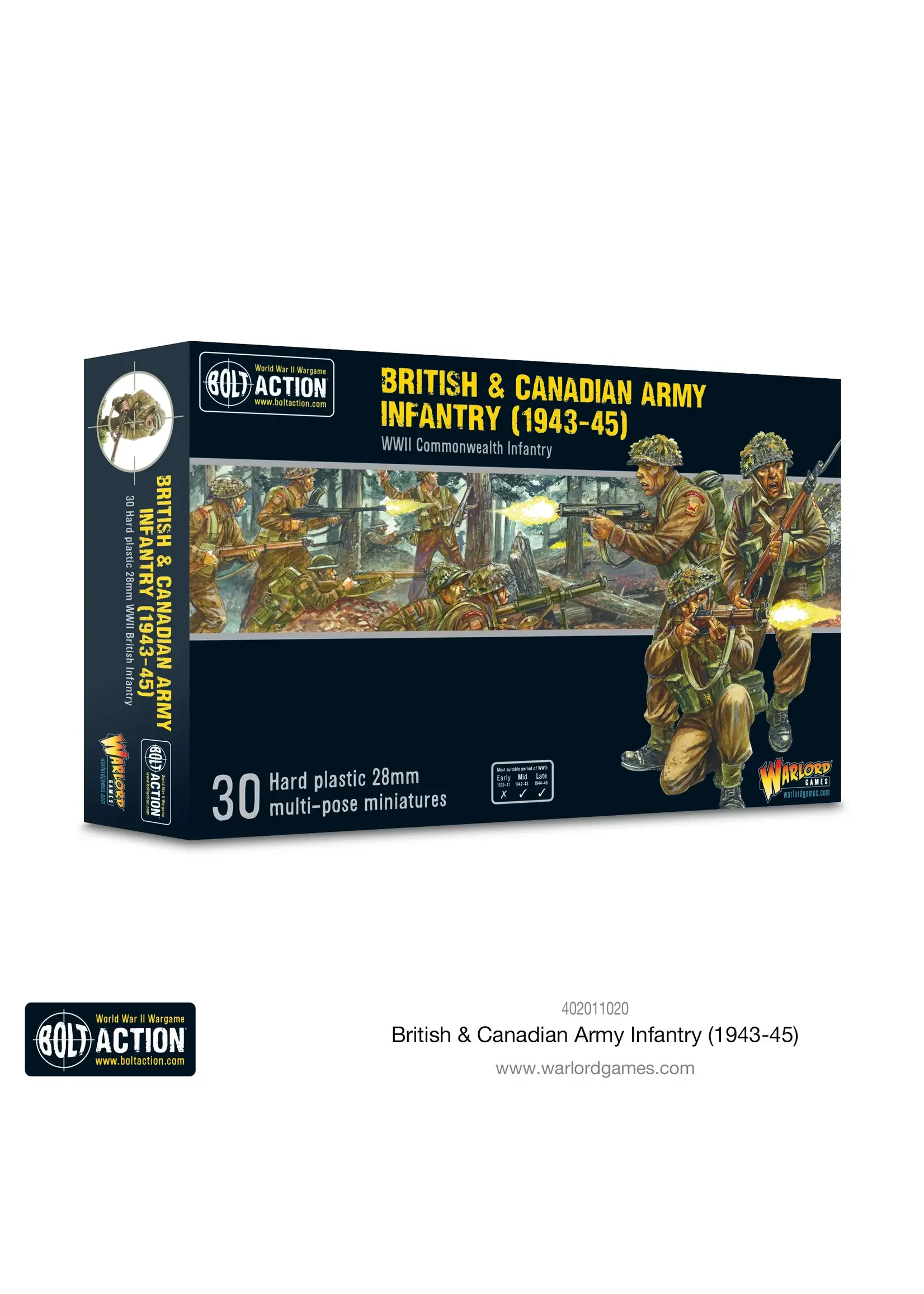 Bolt action British & Canadian Army infantry (1943-45)