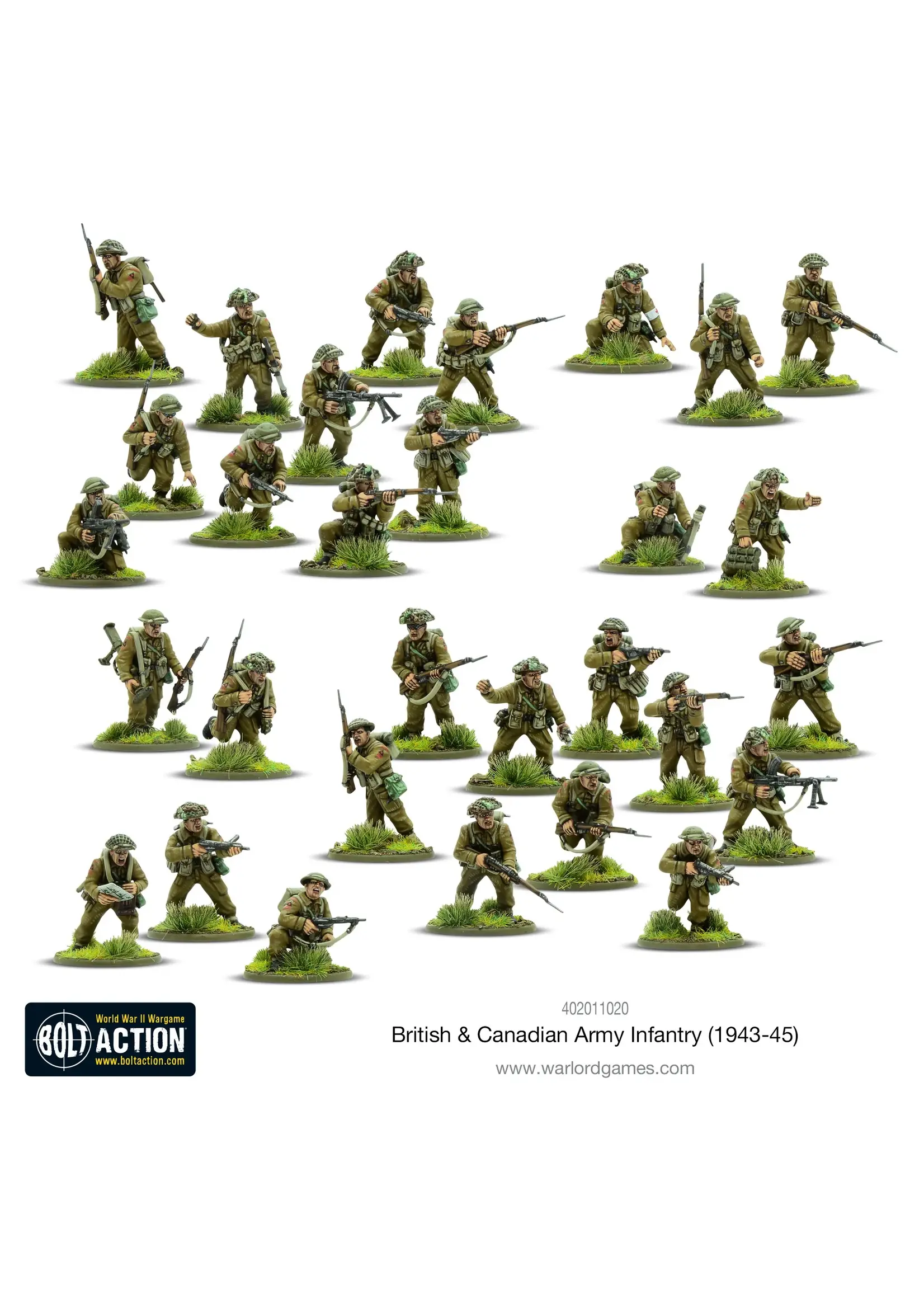 Bolt action British & Canadian Army infantry (1943-45)