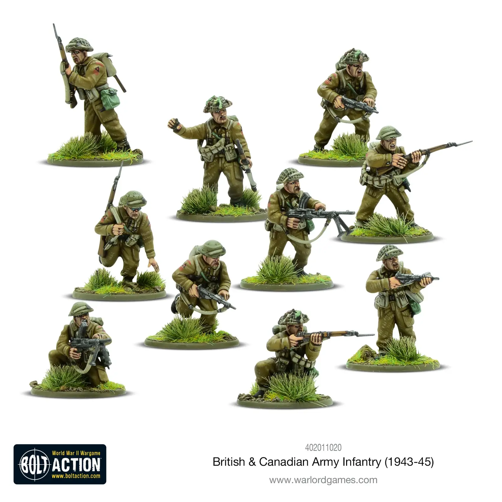 Bolt action British & Canadian Army infantry (1943-45)