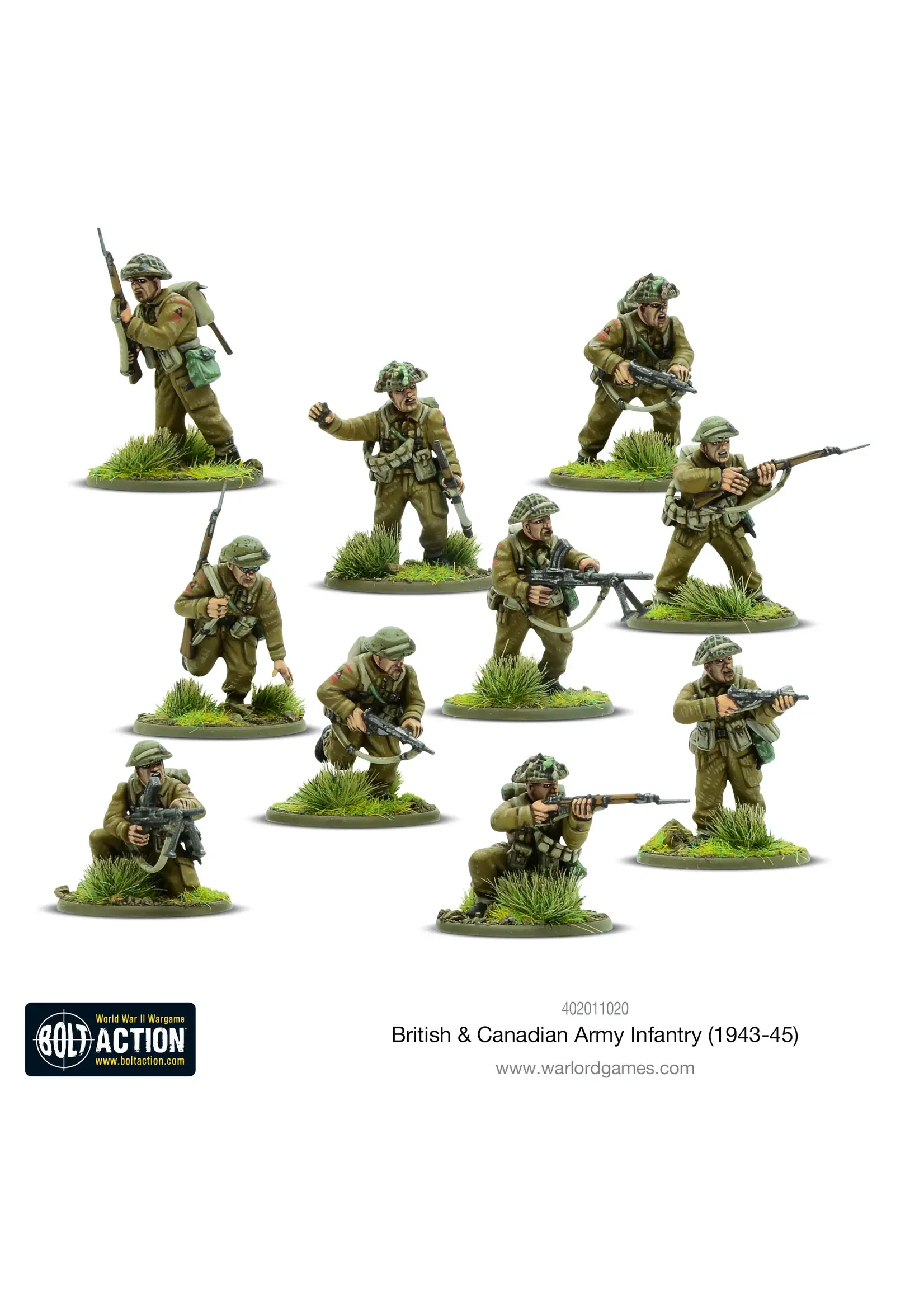 Bolt action British & Canadian Army infantry (1943-45)