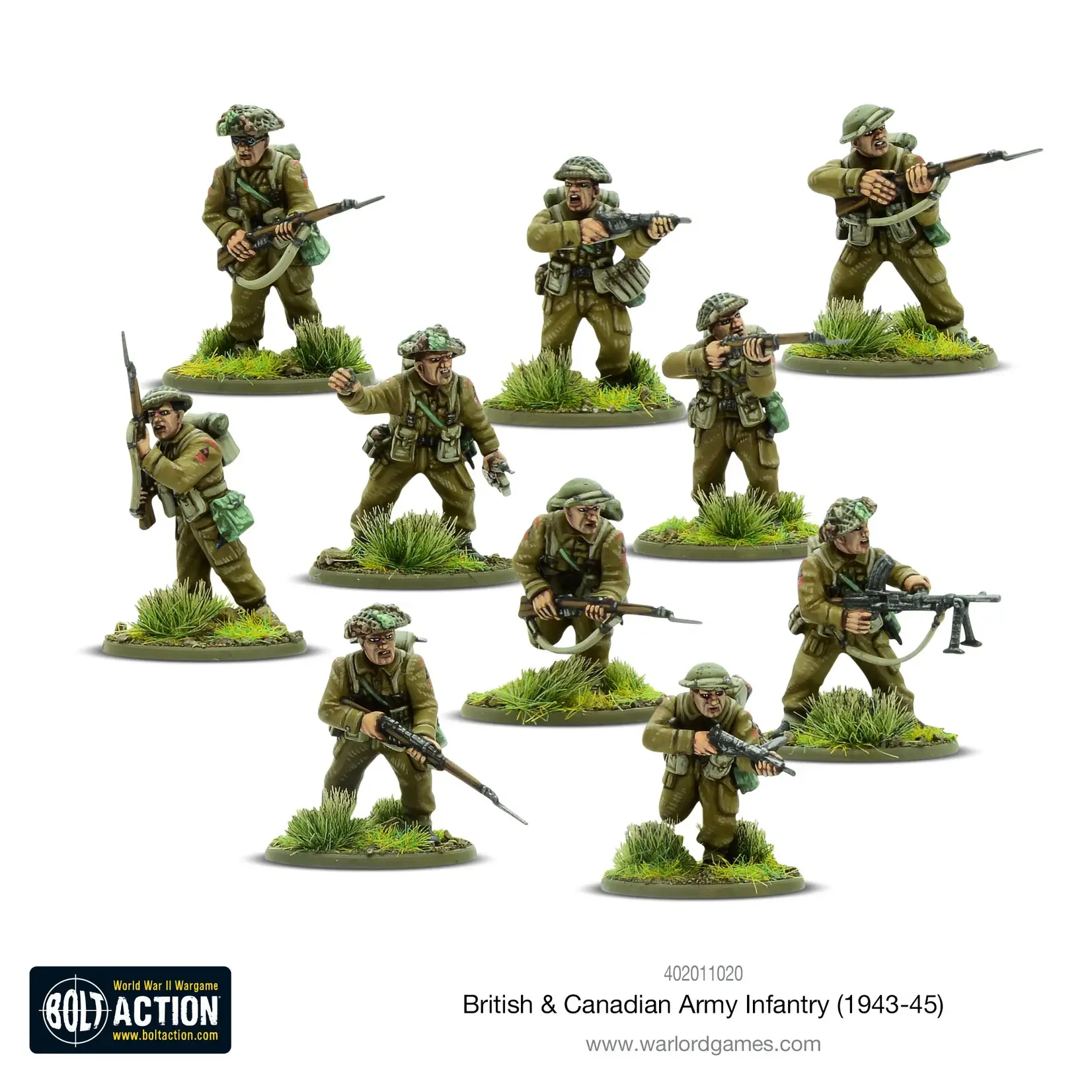 Bolt action British & Canadian Army infantry (1943-45)