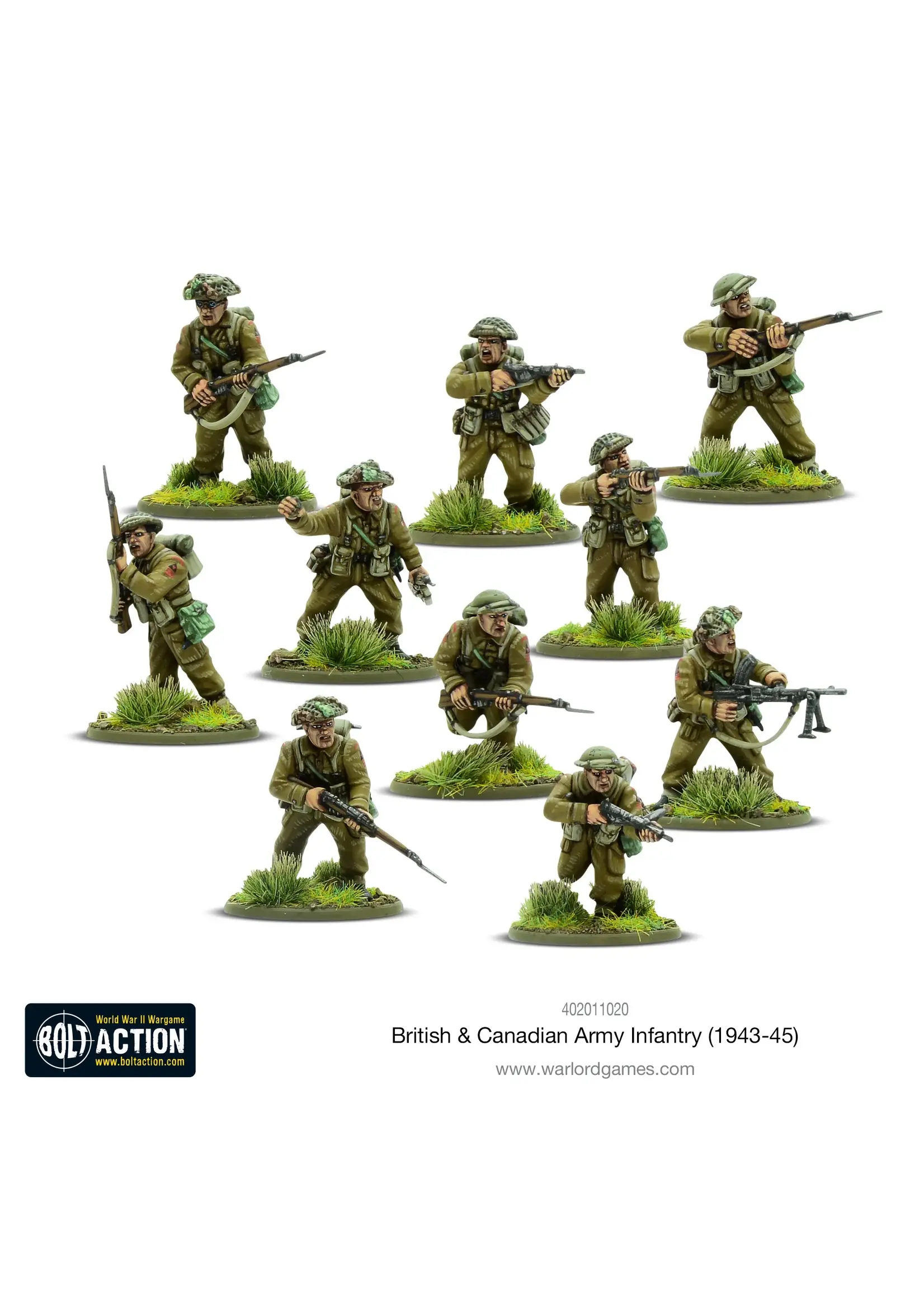 Bolt action British & Canadian Army infantry (1943-45)