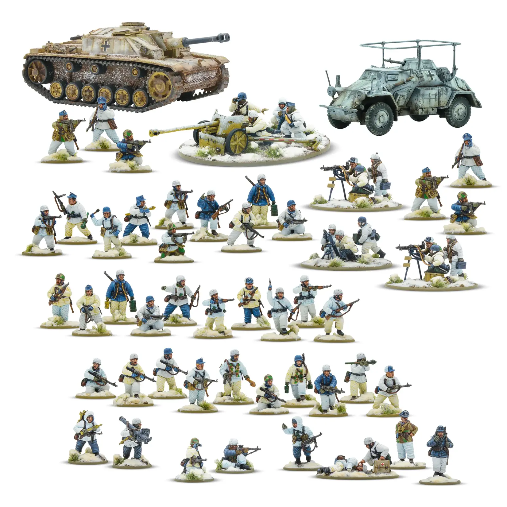 Bolt action Fallschirmjäger (Winter) Starter Army