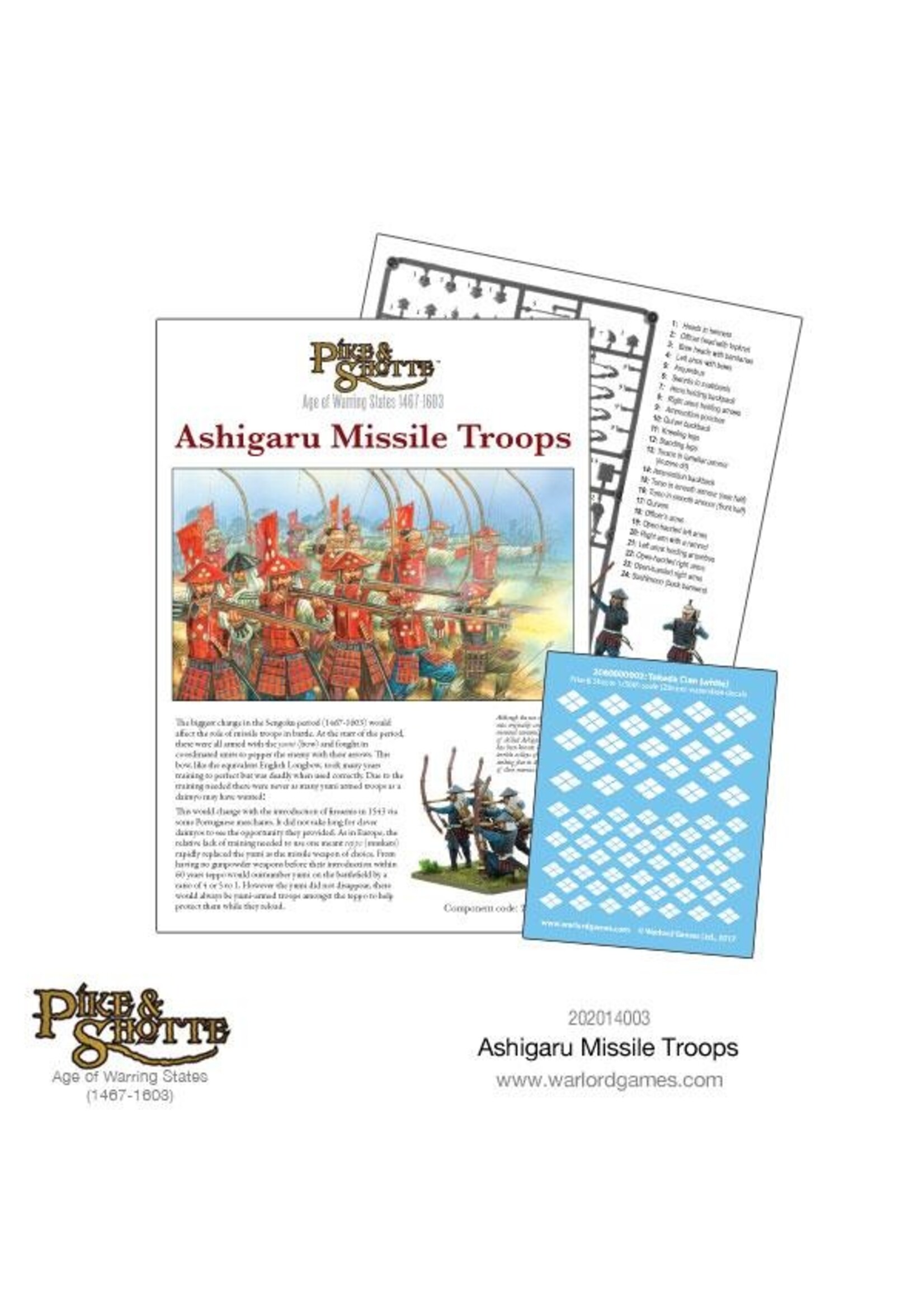 Pike & Shotte Ashigaru Missile Troops