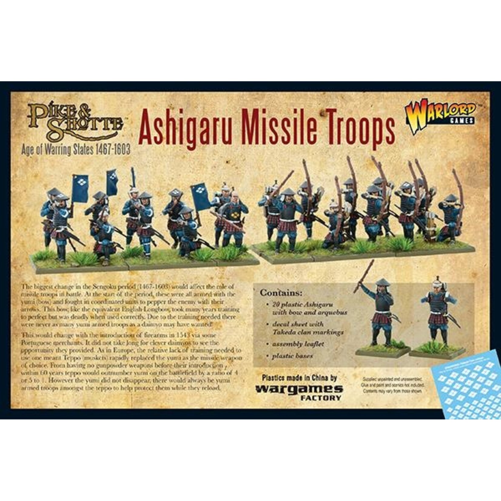 Pike & Shotte Ashigaru Missile Troops