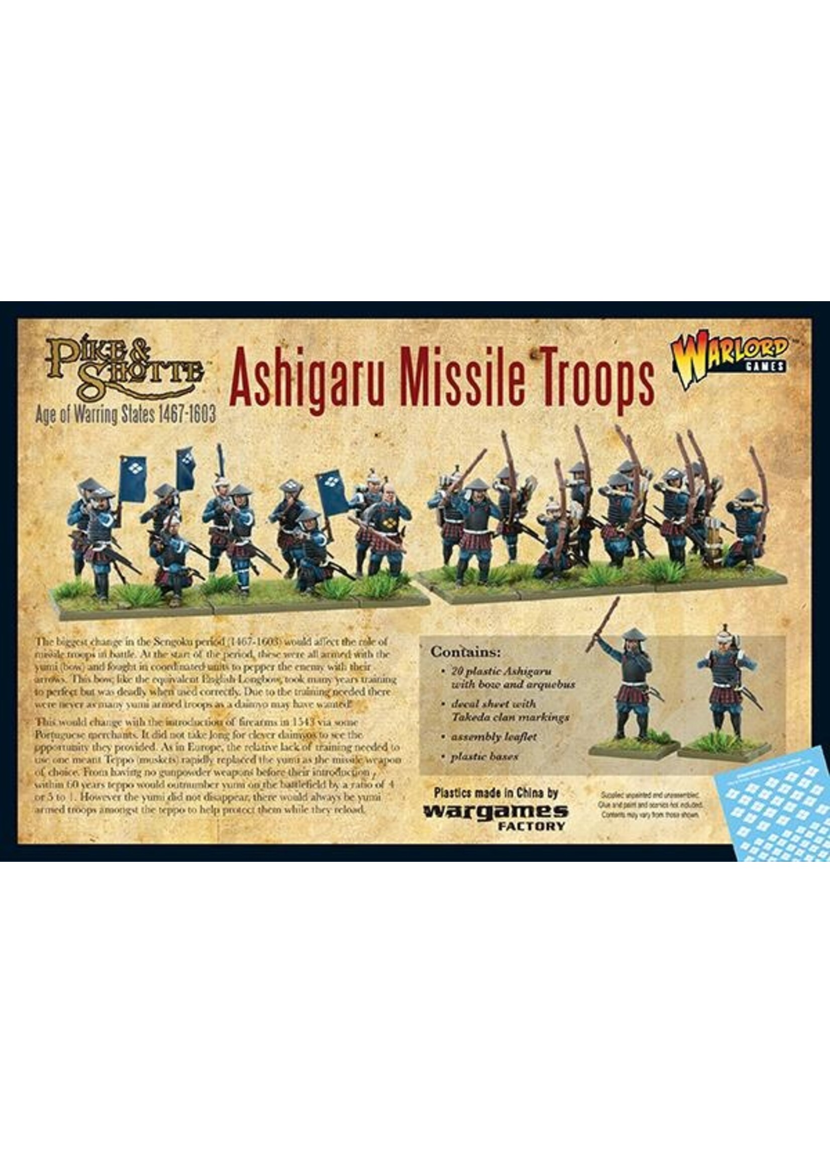 Pike & Shotte Ashigaru Missile Troops