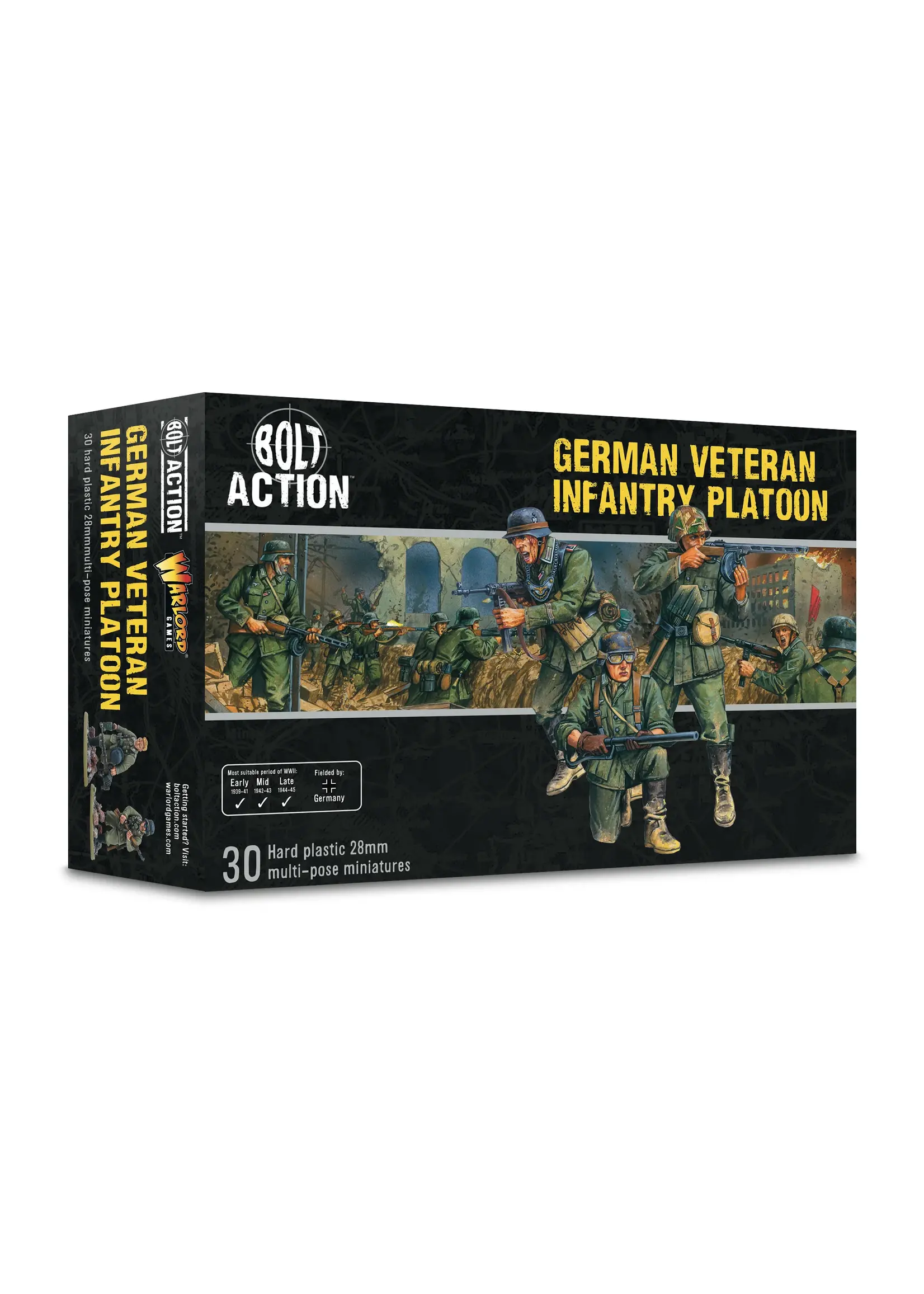 Bolt action German Veteran Infantry Platoon