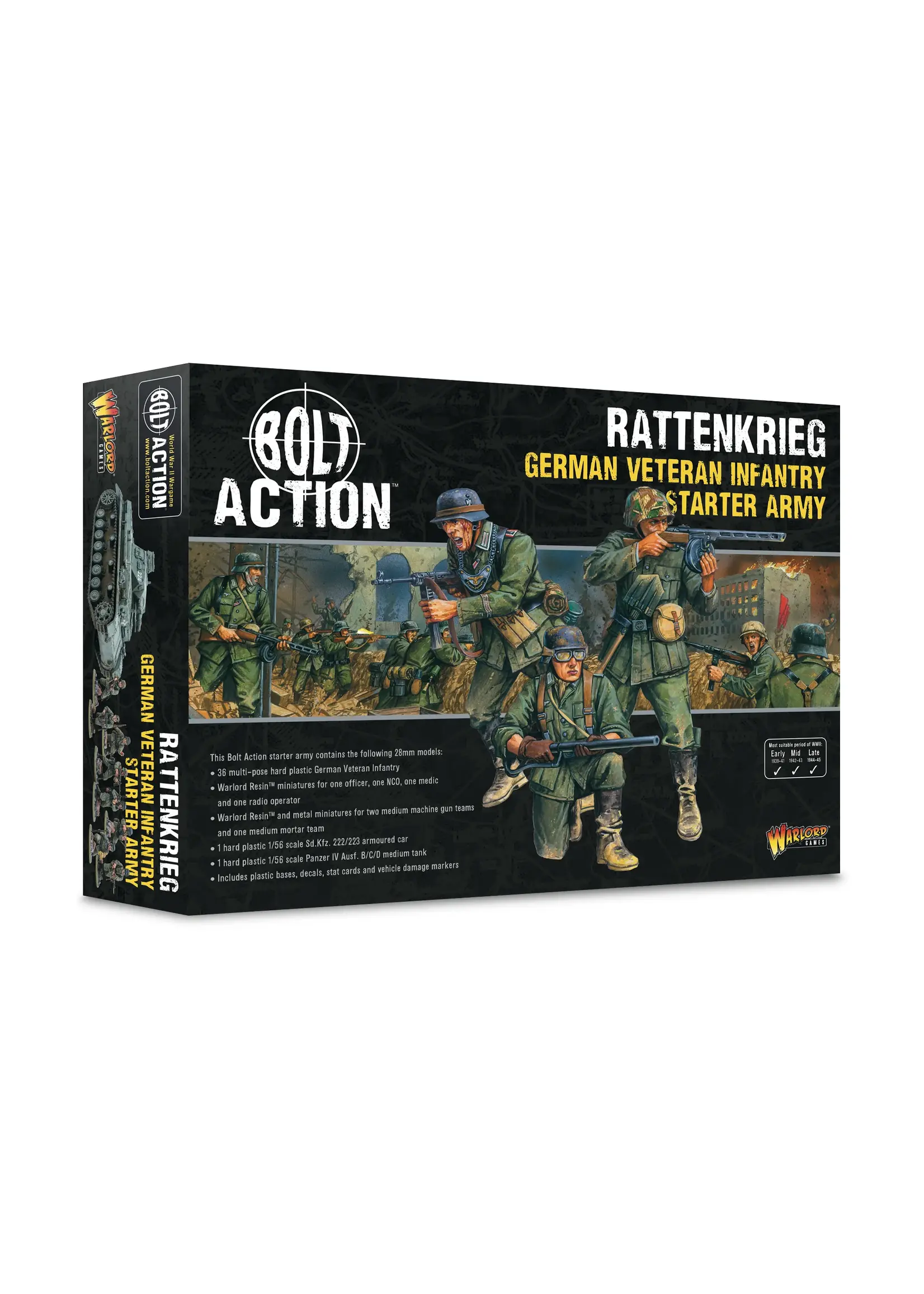 Bolt action Rattenkrieg - German Veteran Infantry Starter Army