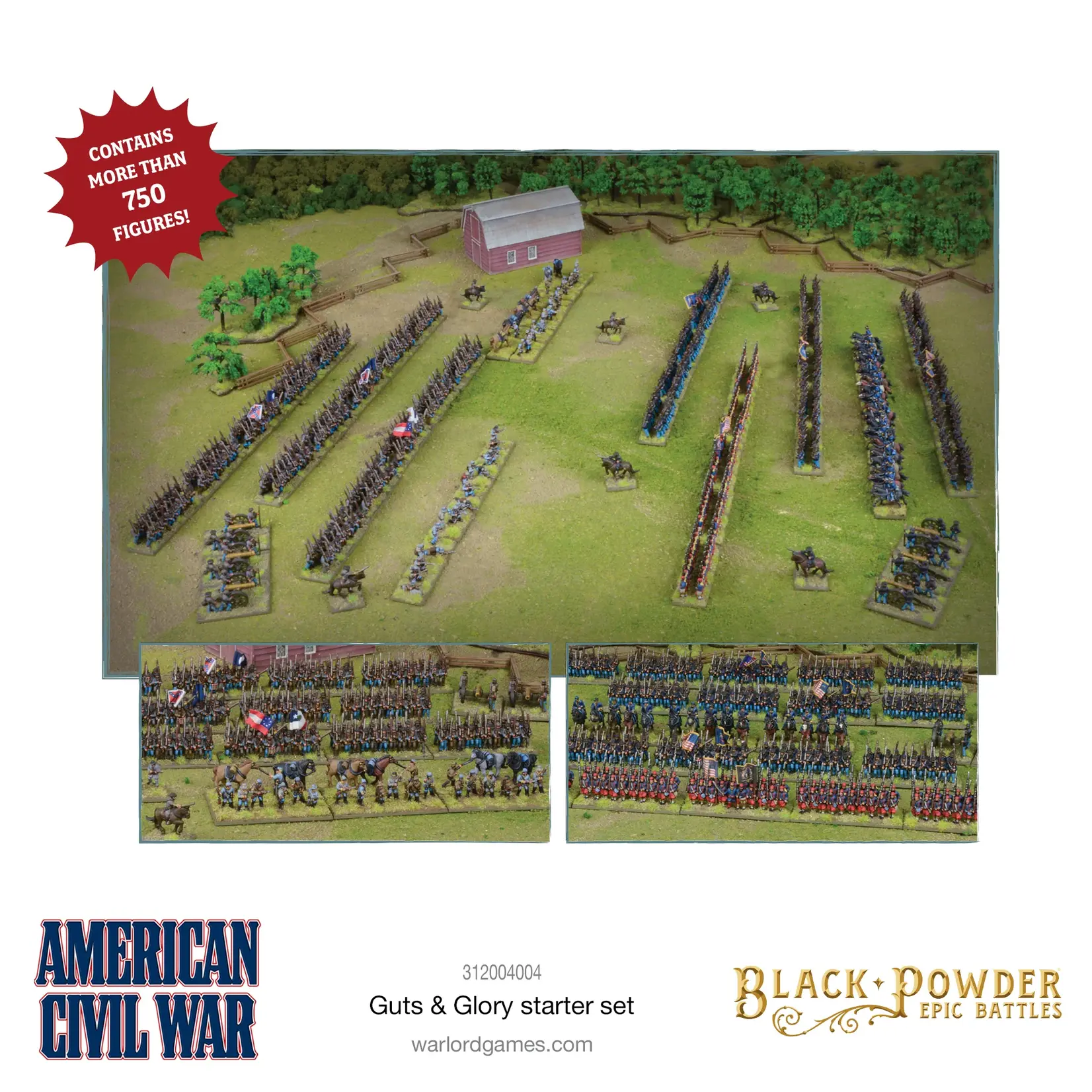 Black Powder Black Powder Epic Battles: American Civil War Guts & Glory - Starter Set