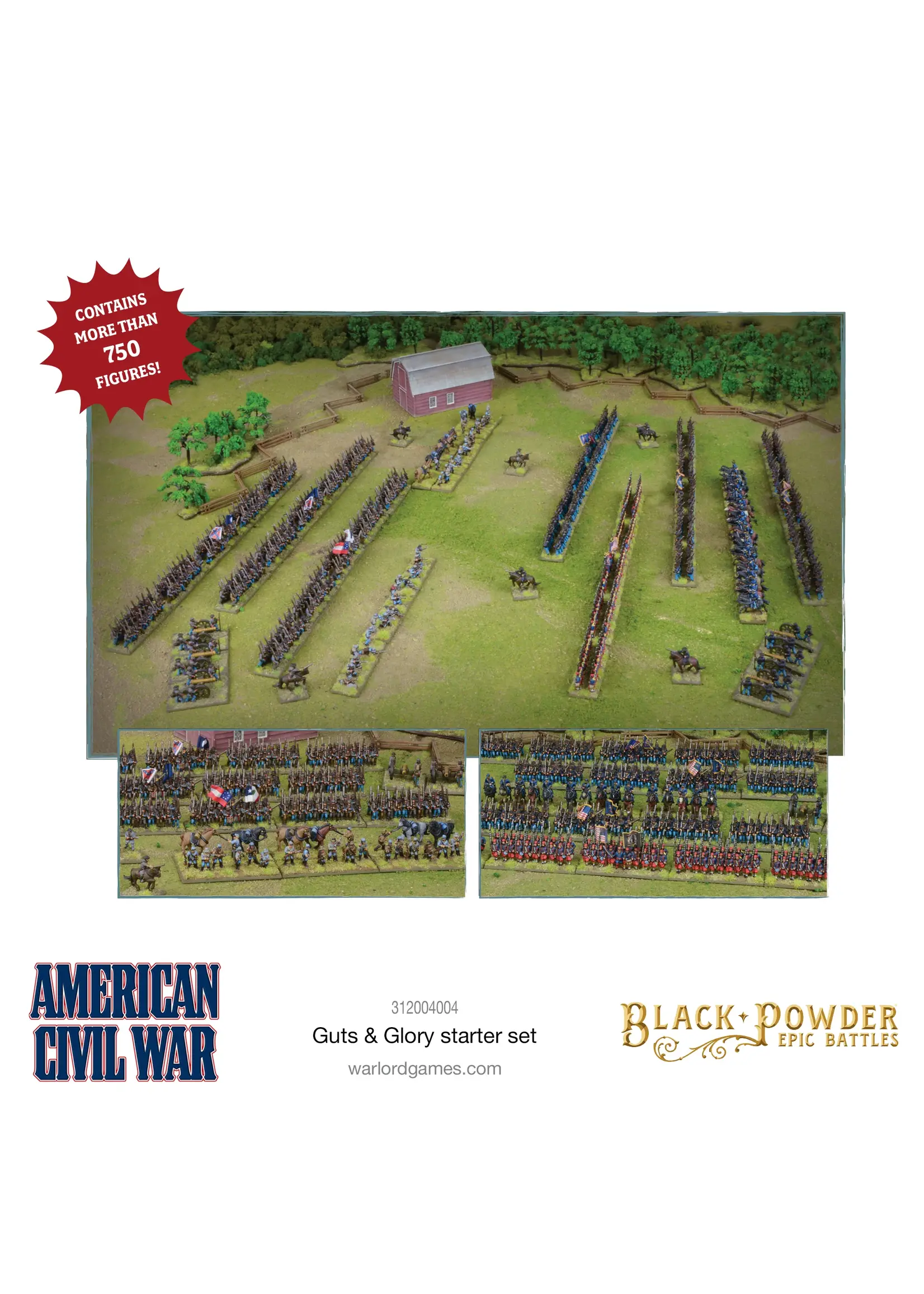 Black Powder Black Powder Epic Battles: American Civil War Guts & Glory - Starter Set