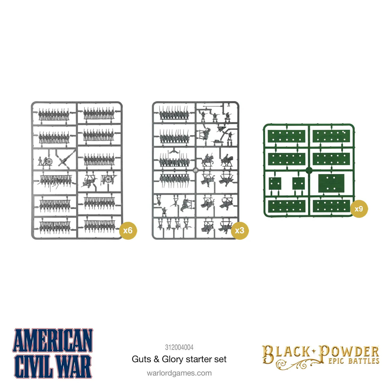 Black Powder Black Powder Epic Battles: American Civil War Guts & Glory - Starter Set