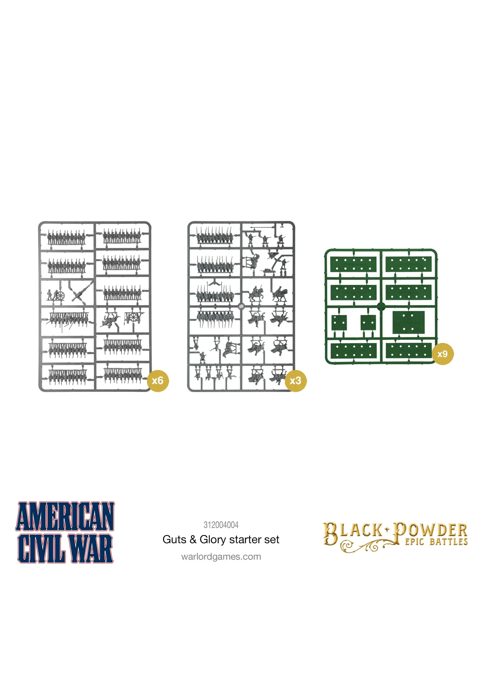 Black Powder Black Powder Epic Battles: American Civil War Guts & Glory - Starter Set