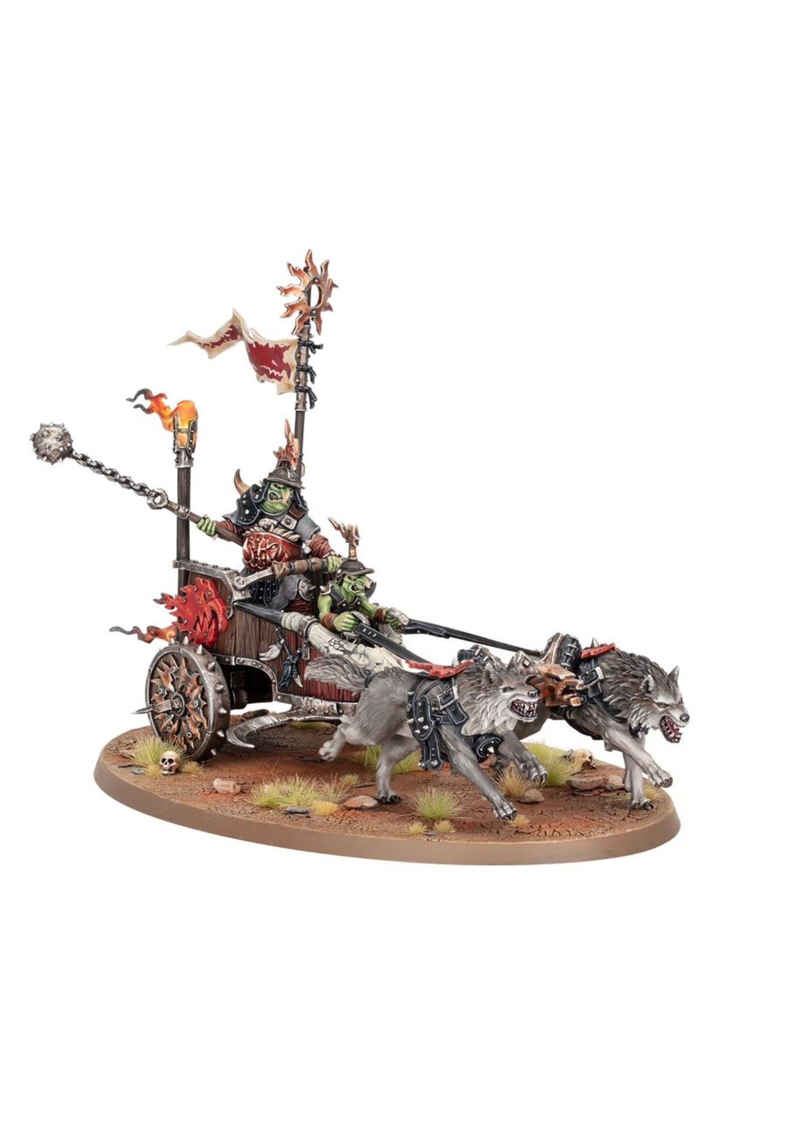 Warhammer: age of sigmar Gloomspite Gitz: Snarlboss On War-wheela