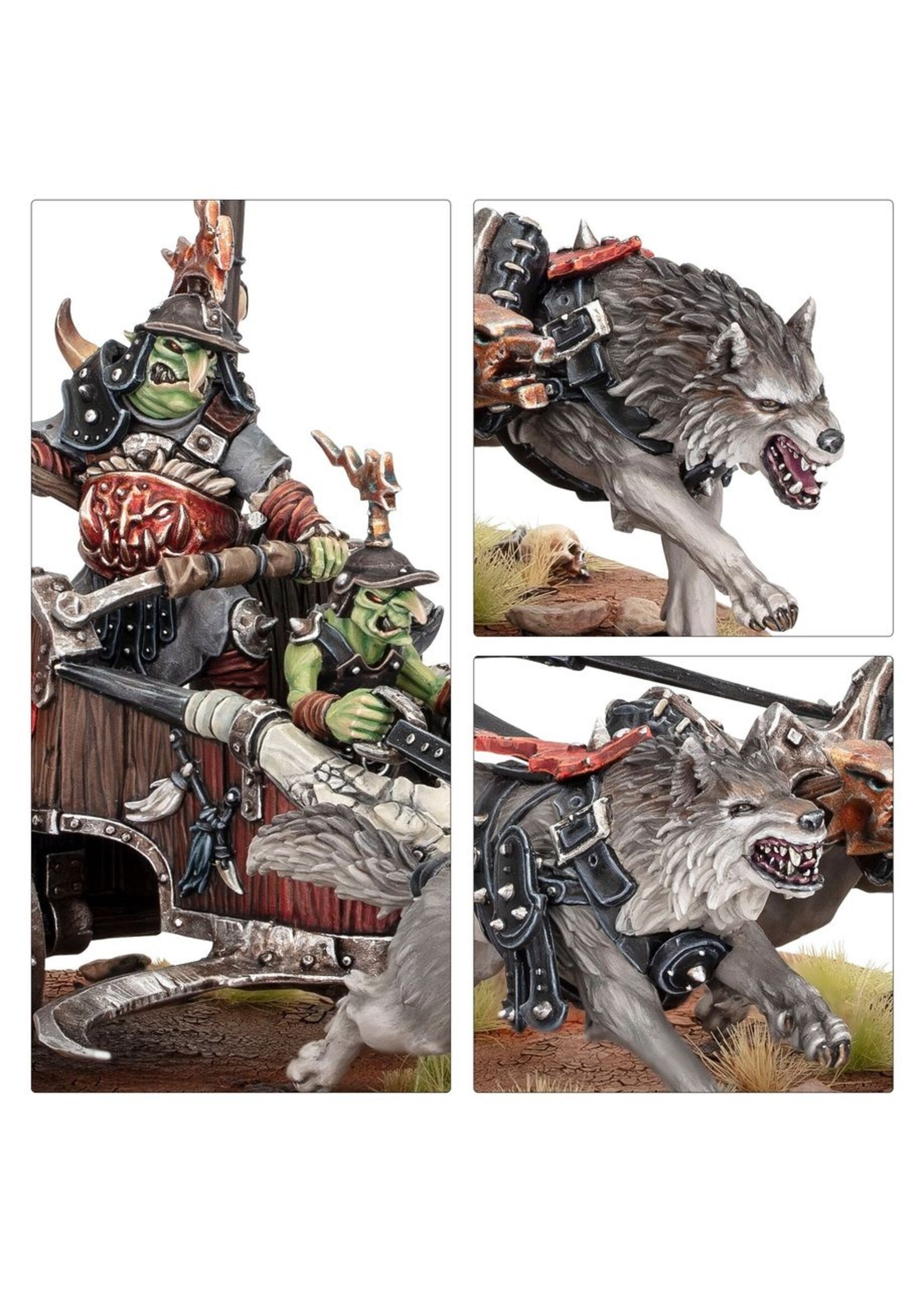 Warhammer: age of sigmar Gloomspite Gitz: Snarlboss On War-wheela