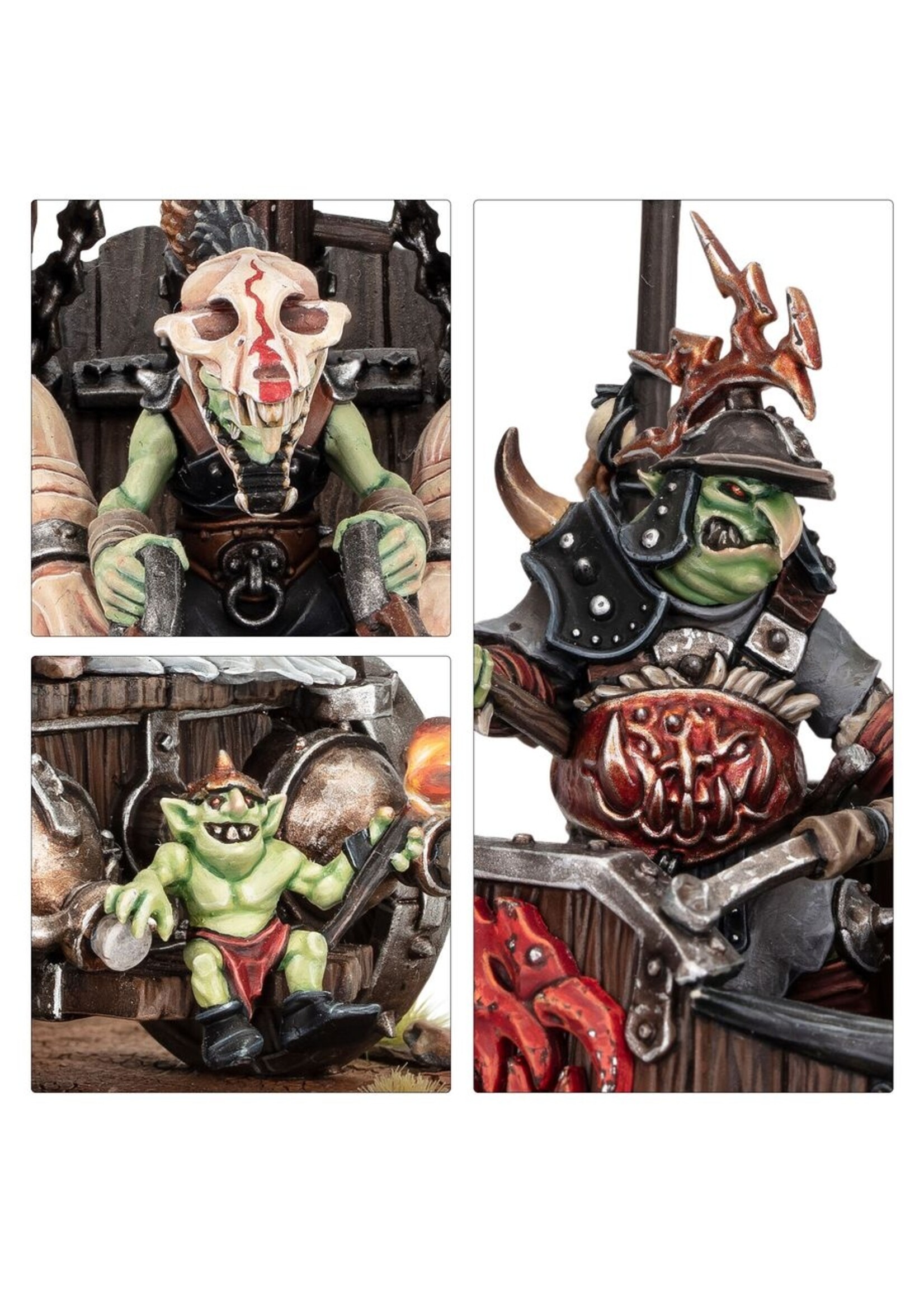 Warhammer: age of sigmar Gloomspite Gitz: Snarlboss On War-wheela