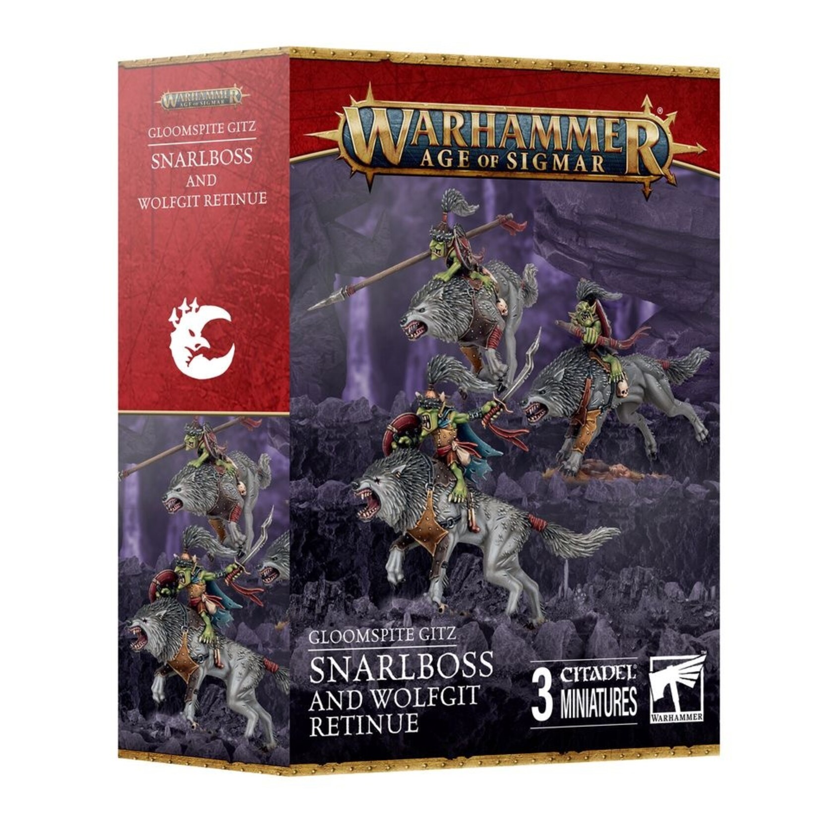 Warhammer: age of sigmar Gloosmpite Gitz: Snarlboss and Wolfgit Retinue