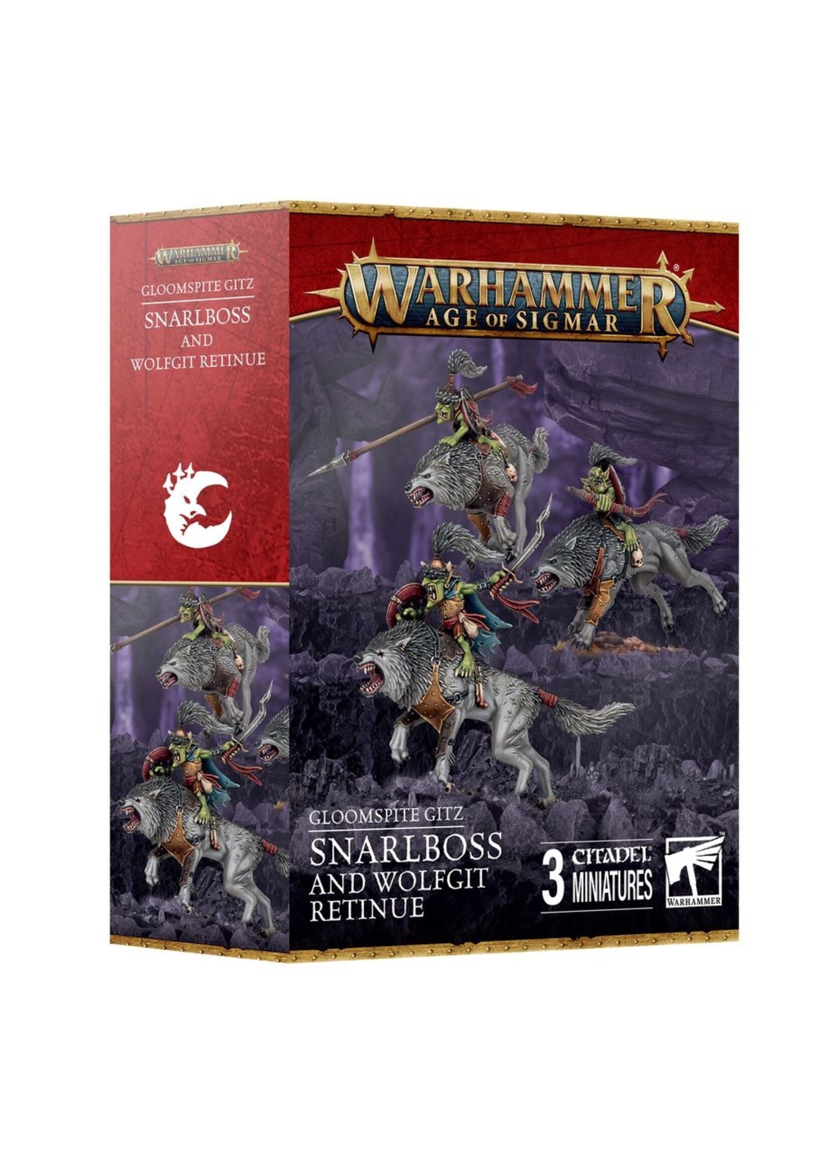 Warhammer: age of sigmar Gloosmpite Gitz: Snarlboss and Wolfgit Retinue