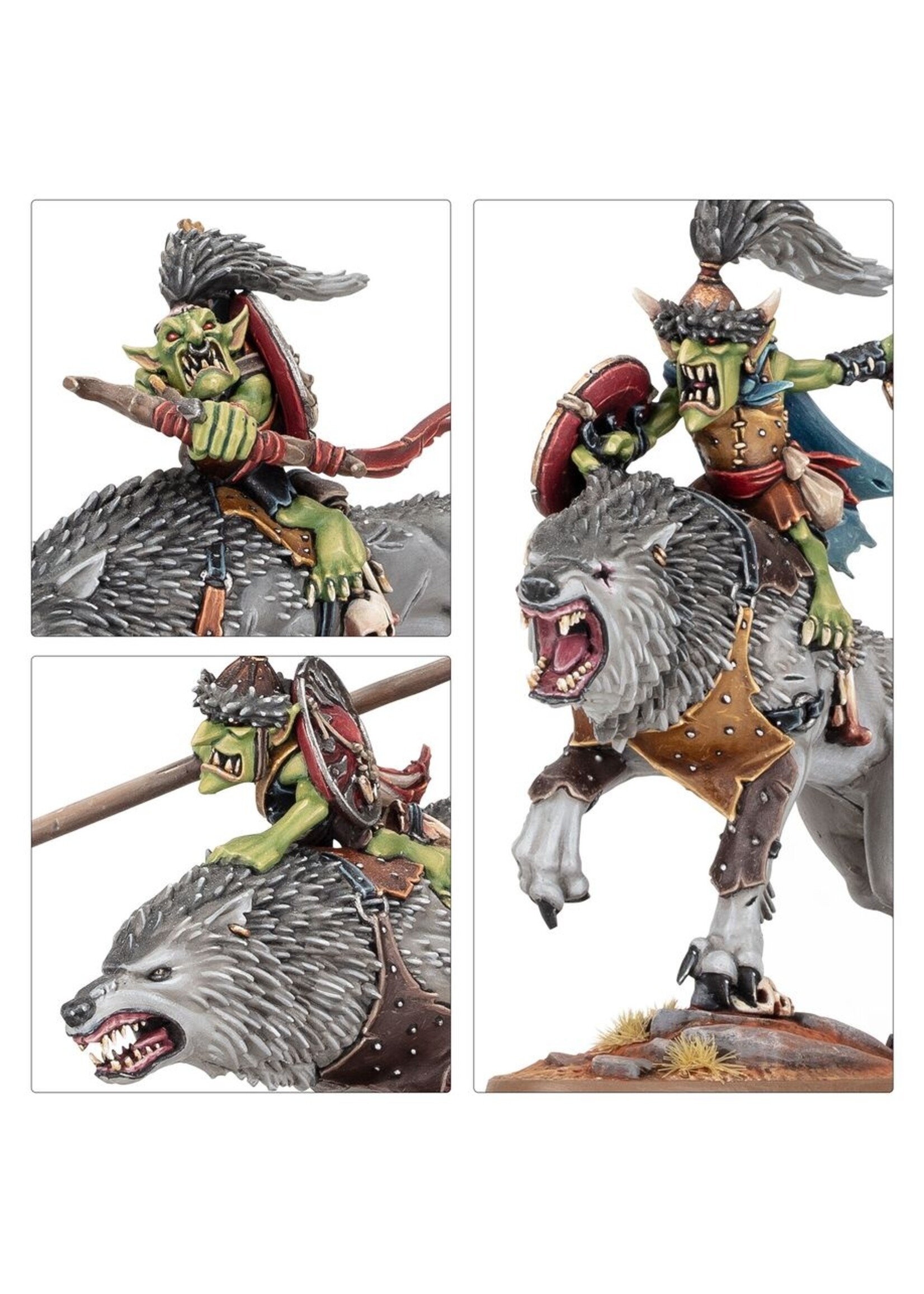 Warhammer: age of sigmar Gloosmpite Gitz: Snarlboss and Wolfgit Retinue