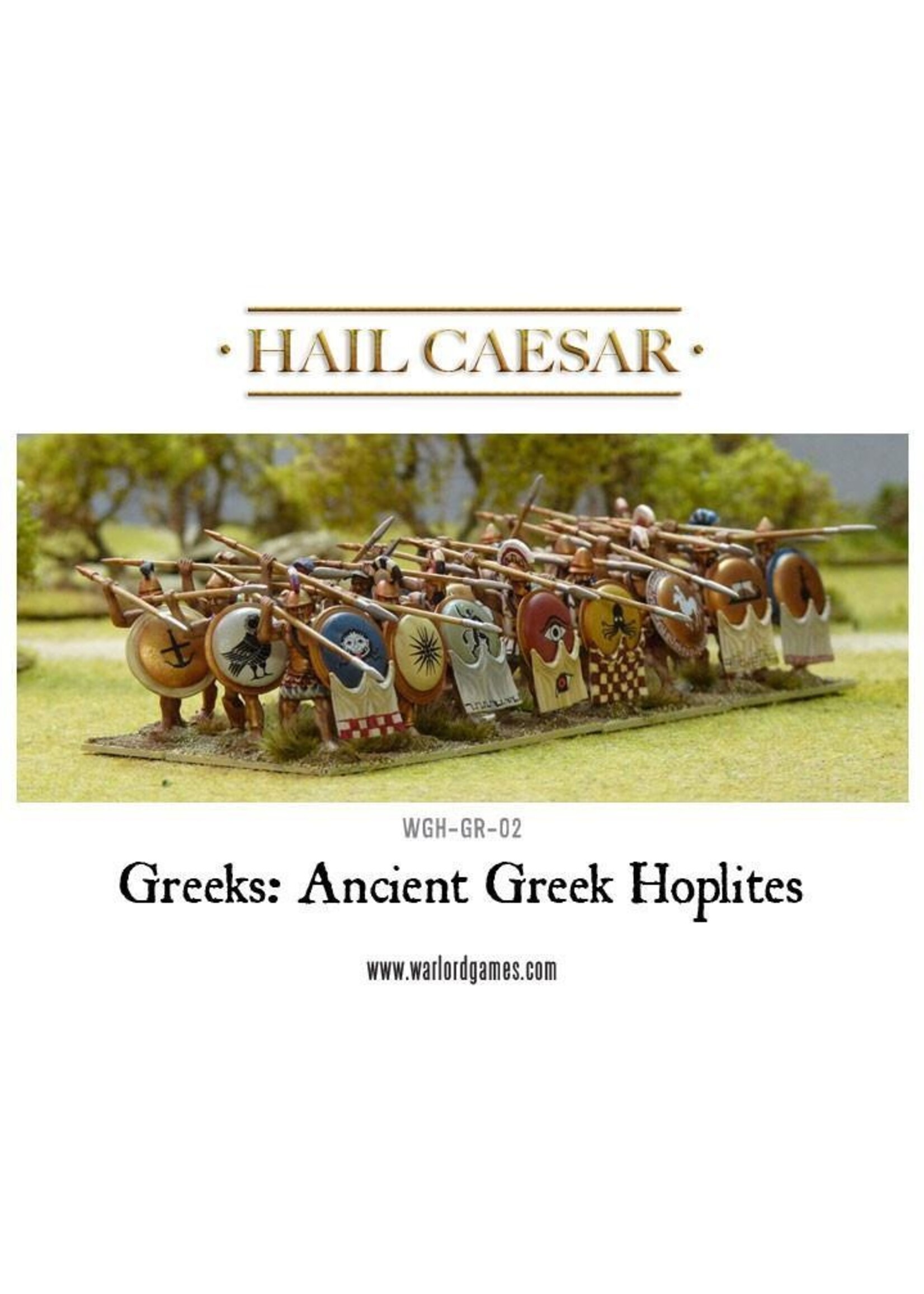 Hail Caesar Greeks: Ancient Greek Hoplites