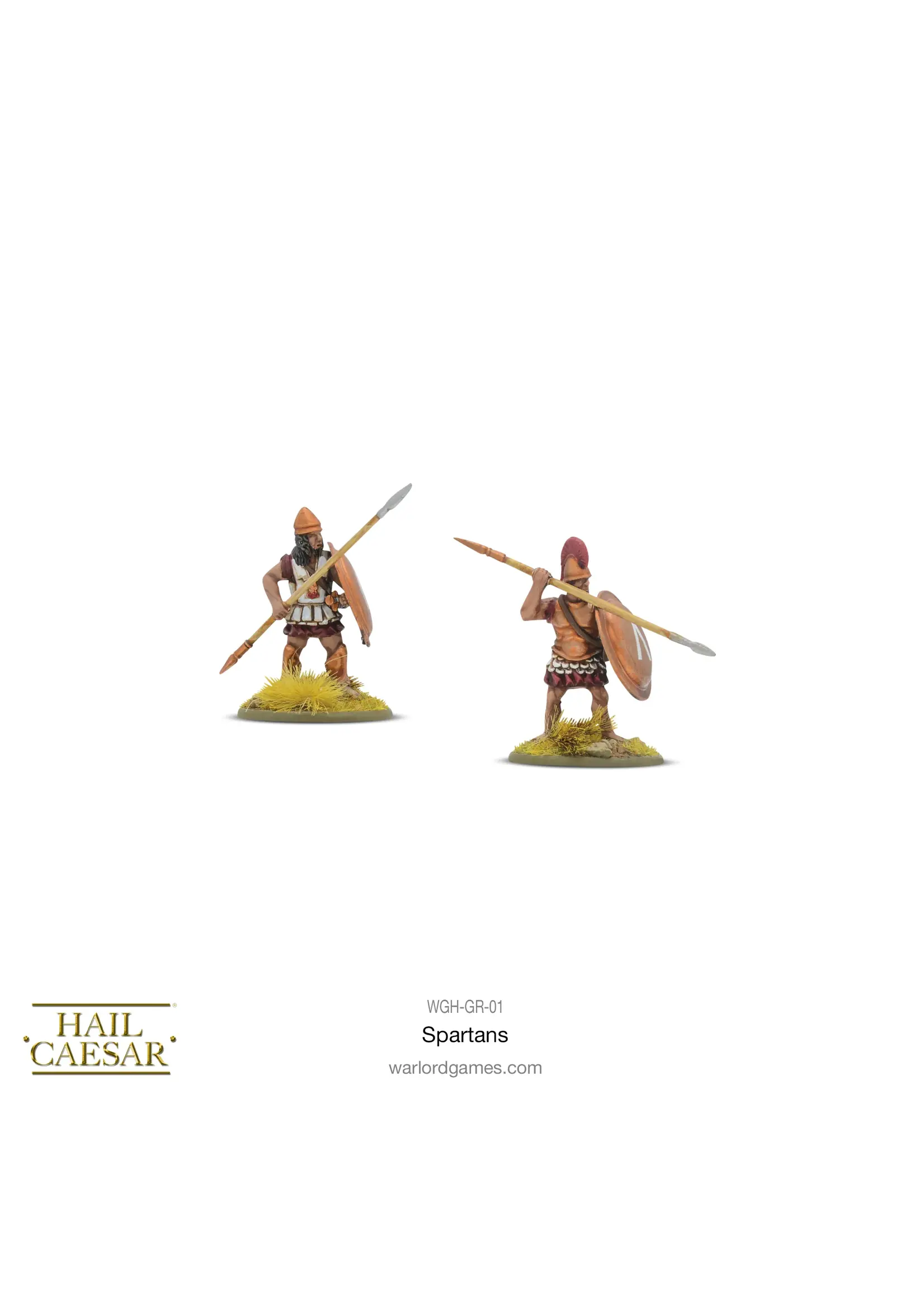 Hail Caesar Spartans: Spartans plastic boxed set