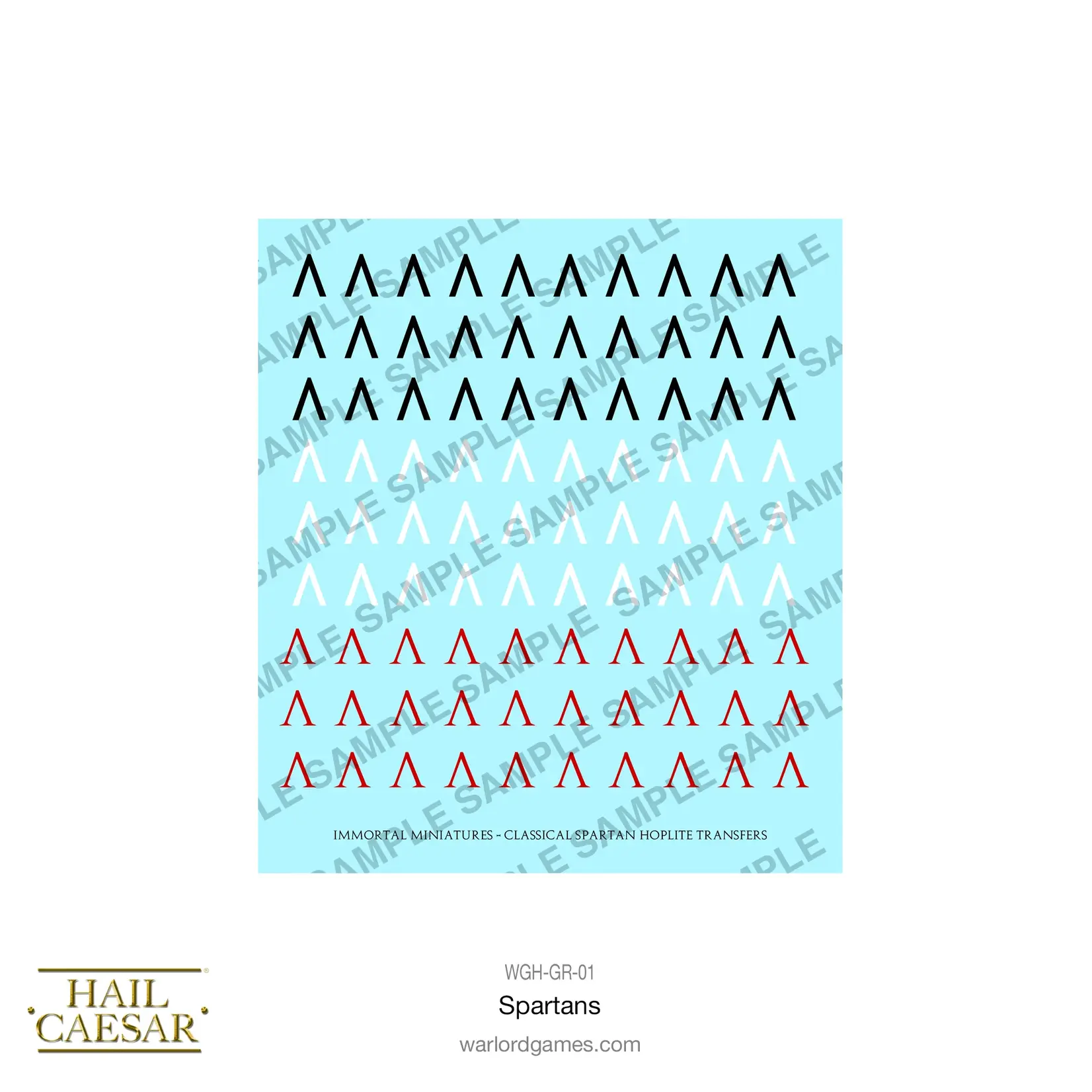 Hail Caesar Spartans: Spartans plastic boxed set