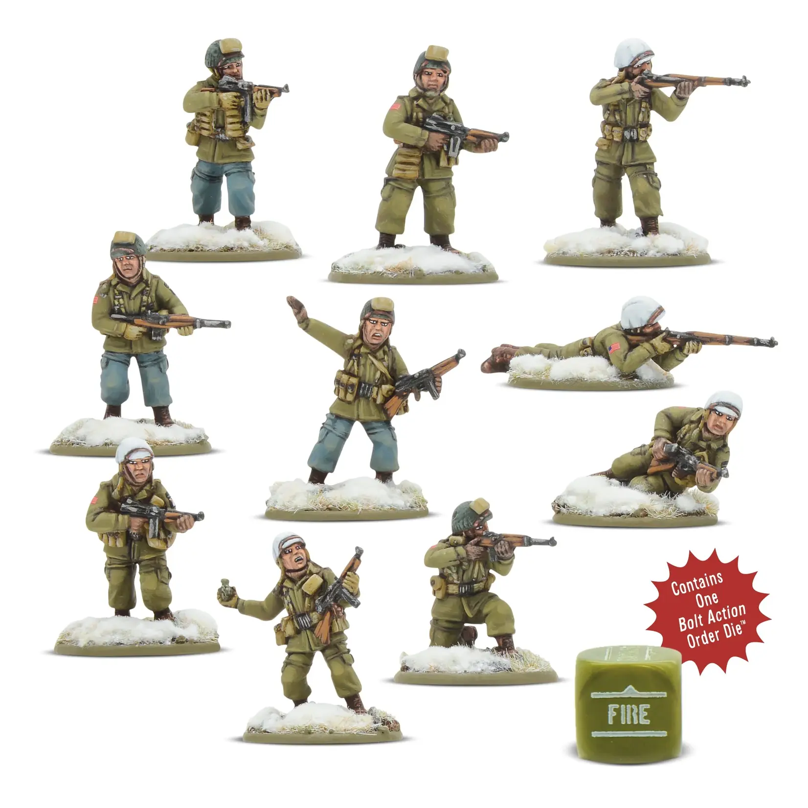 Bolt action US Airborne (Winter) Pathfinder Squad