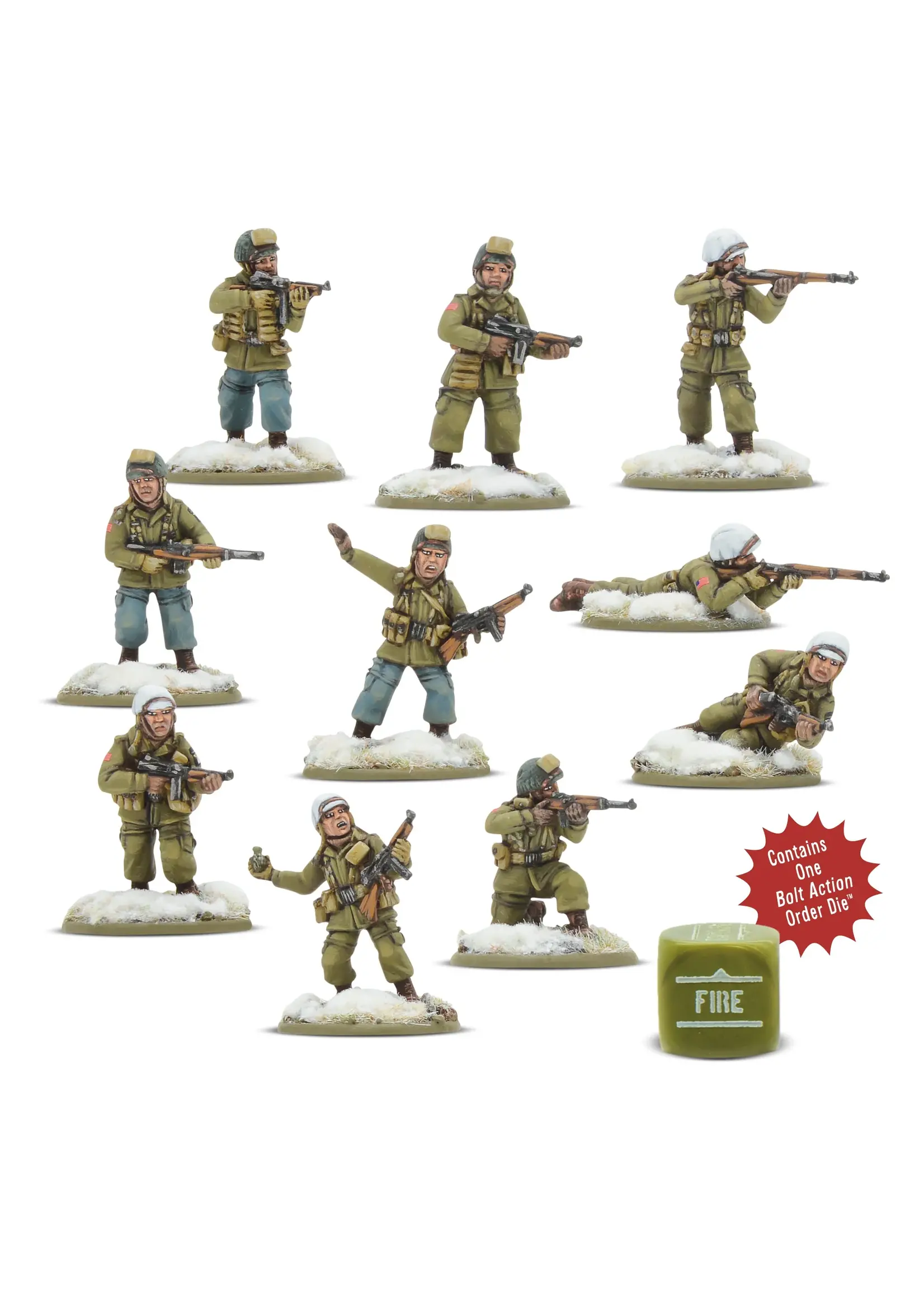 Bolt action US Airborne (Winter) Pathfinder Squad
