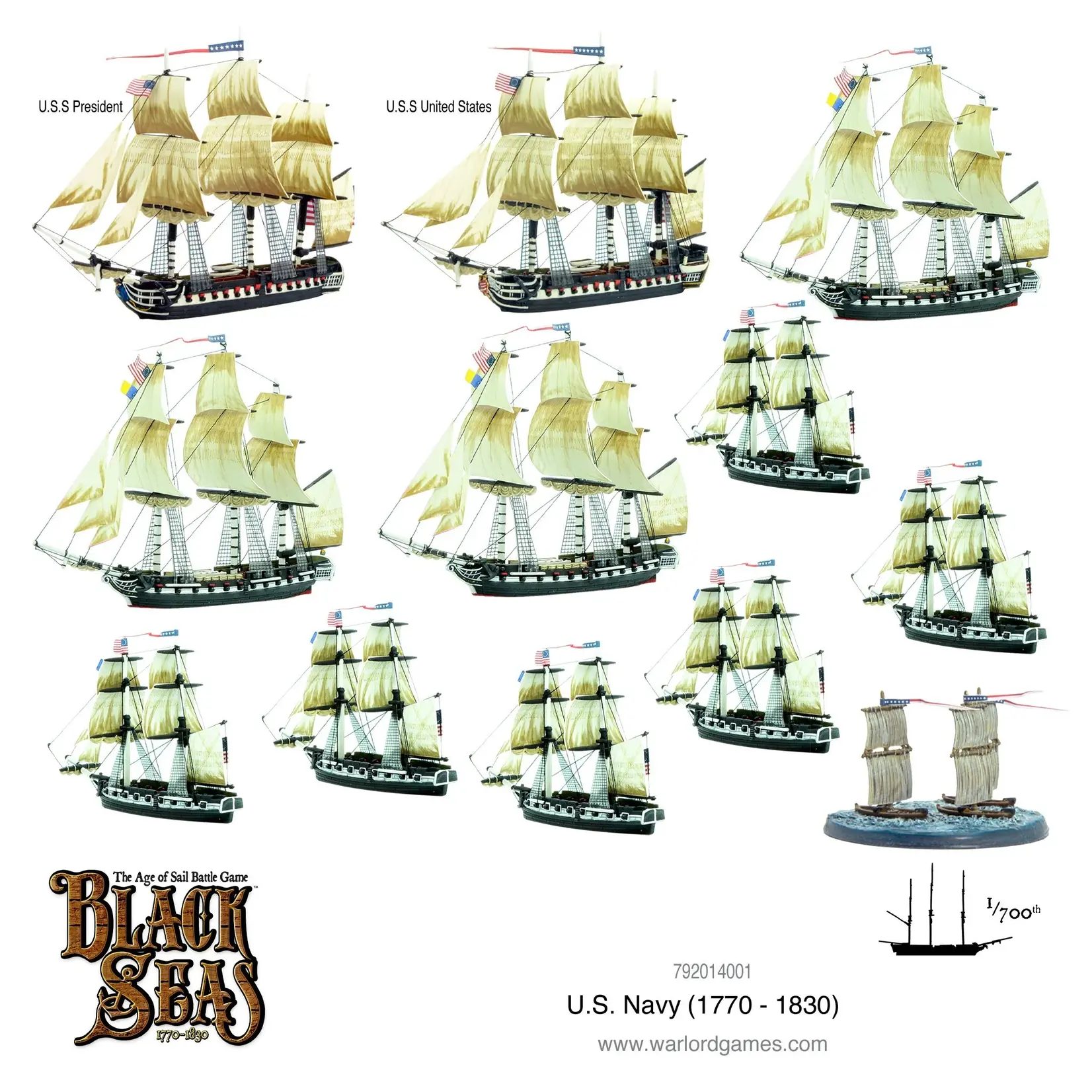 Black Seas U.S. Navy Fleet (1770 - 1830)