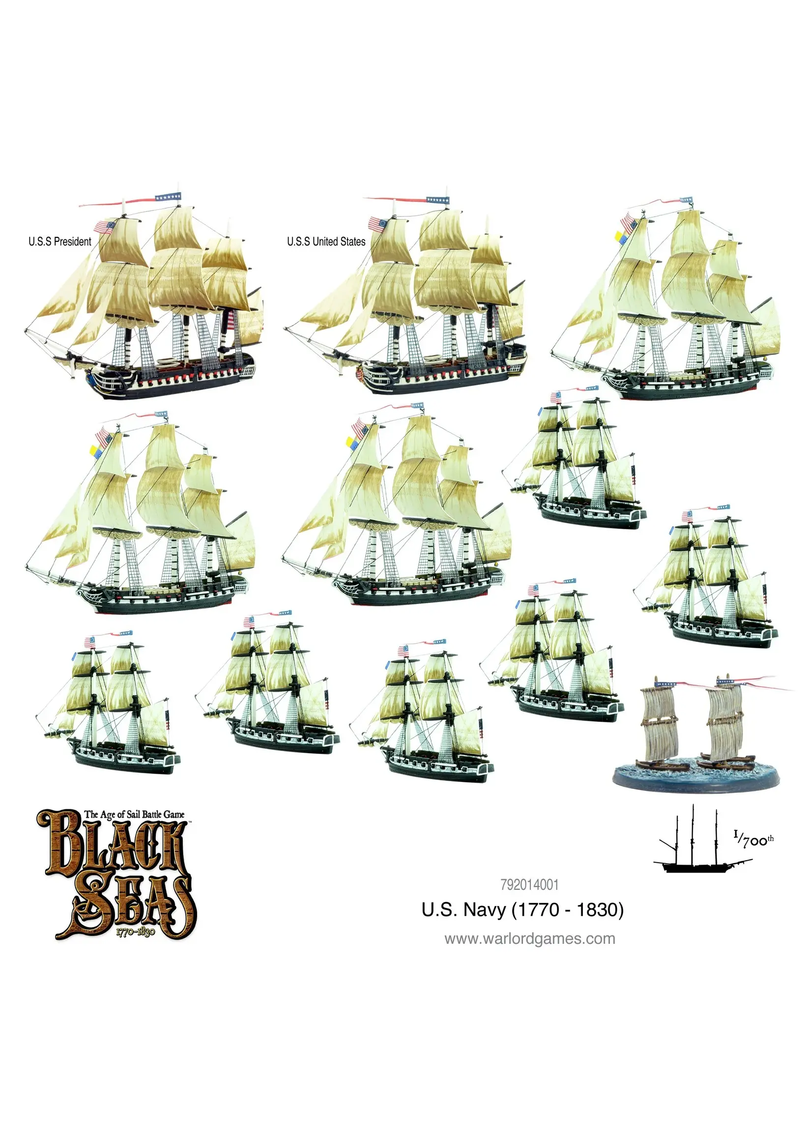Black Seas U.S. Navy Fleet (1770 - 1830)