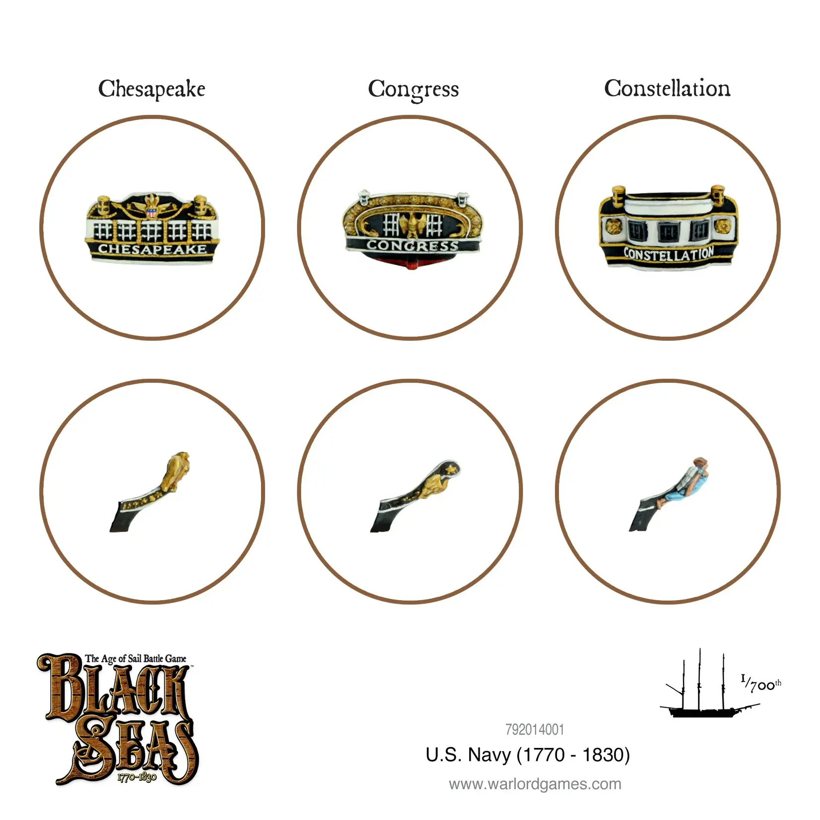 Black Seas U.S. Navy Fleet (1770 - 1830)